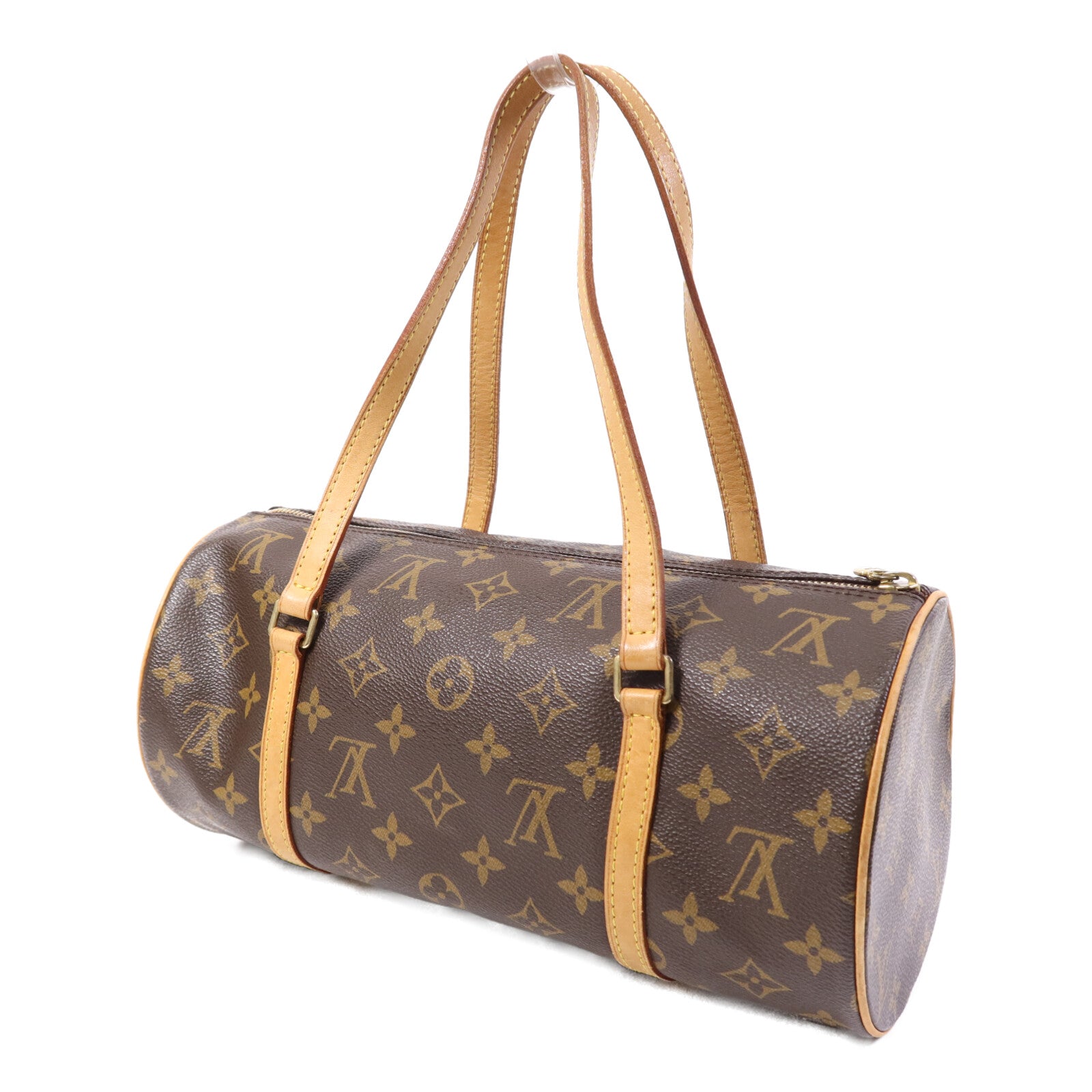 LOUIS VUITTON Monogram Papillon GM金扣手挽袋