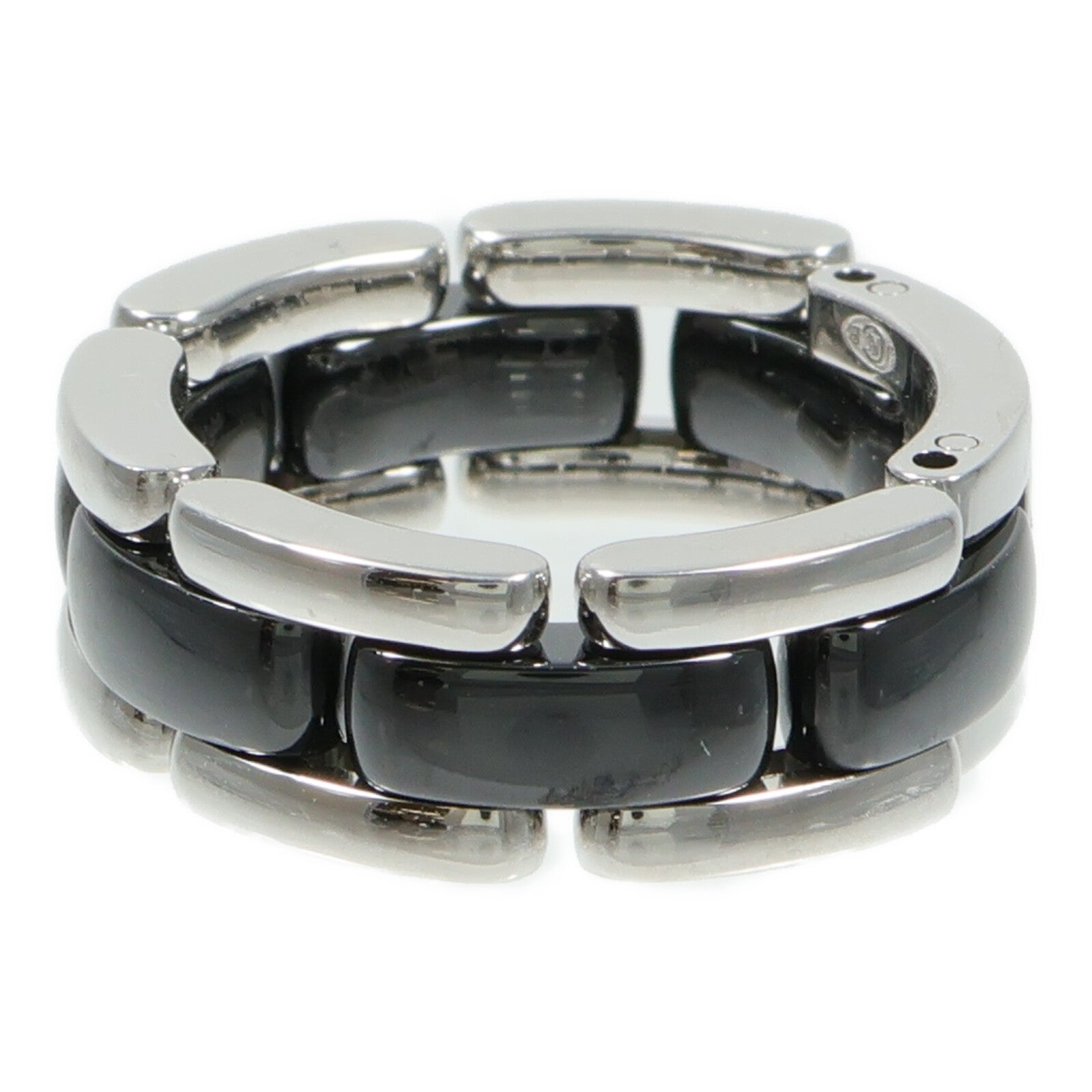 CHANEL 陶瓷/18K白金Ultra Ring戒指