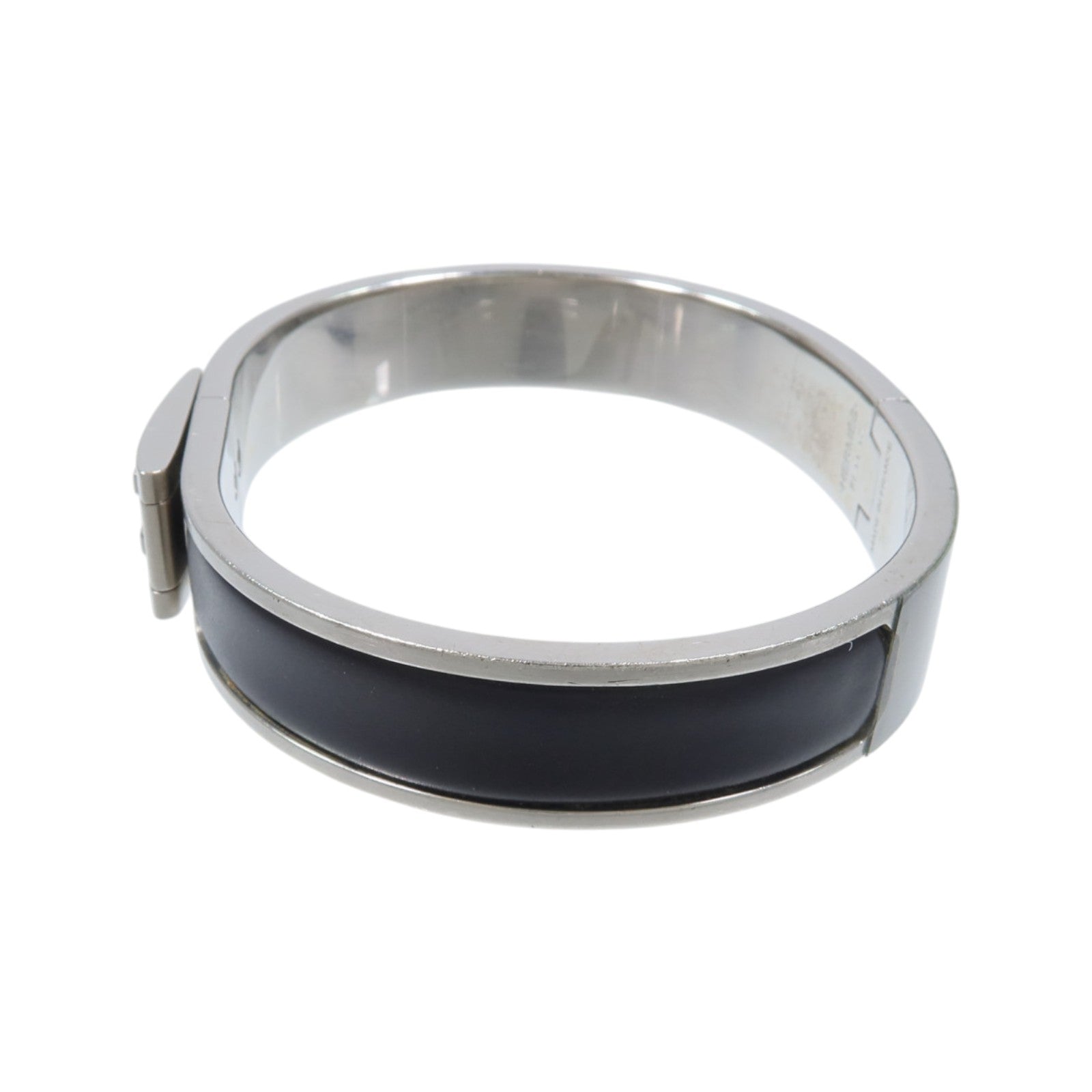 HERMES 琺瑯/金屬Jet Bracelet銀扣手鏈