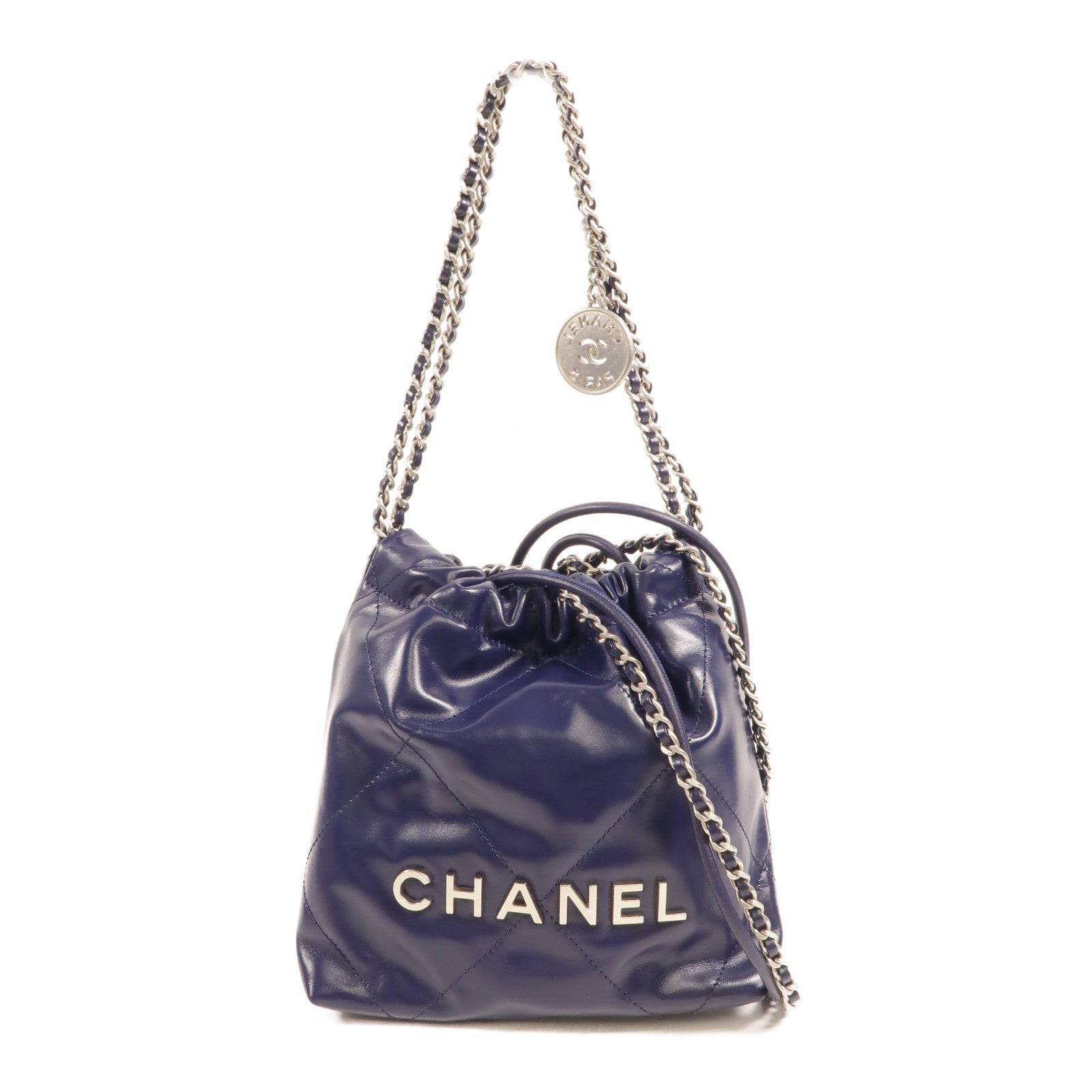 CHANEL 牛皮皮革Chanel 22 Mini手挽肩背兩用袋