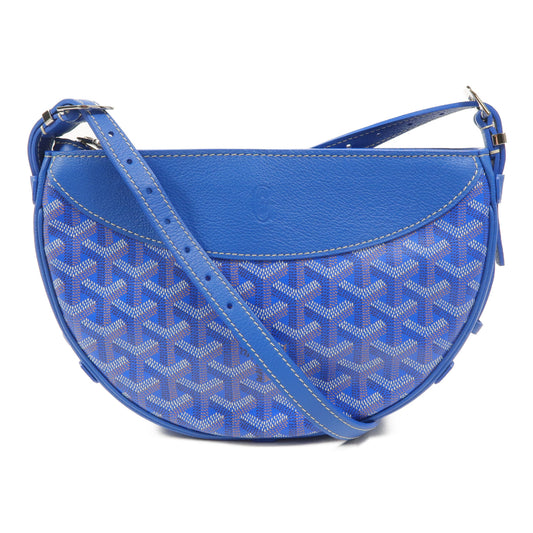 GOYARD Goyardine帆布/皮革Hirondelle Bag肩背袋