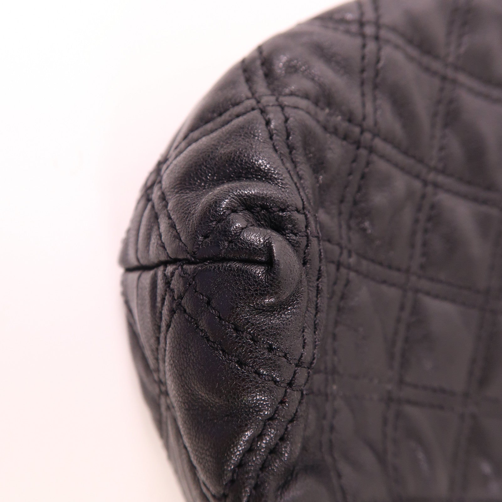 MARC JACOBS 牛皮皮革Chain Shoulder金扣鏈帶肩背袋