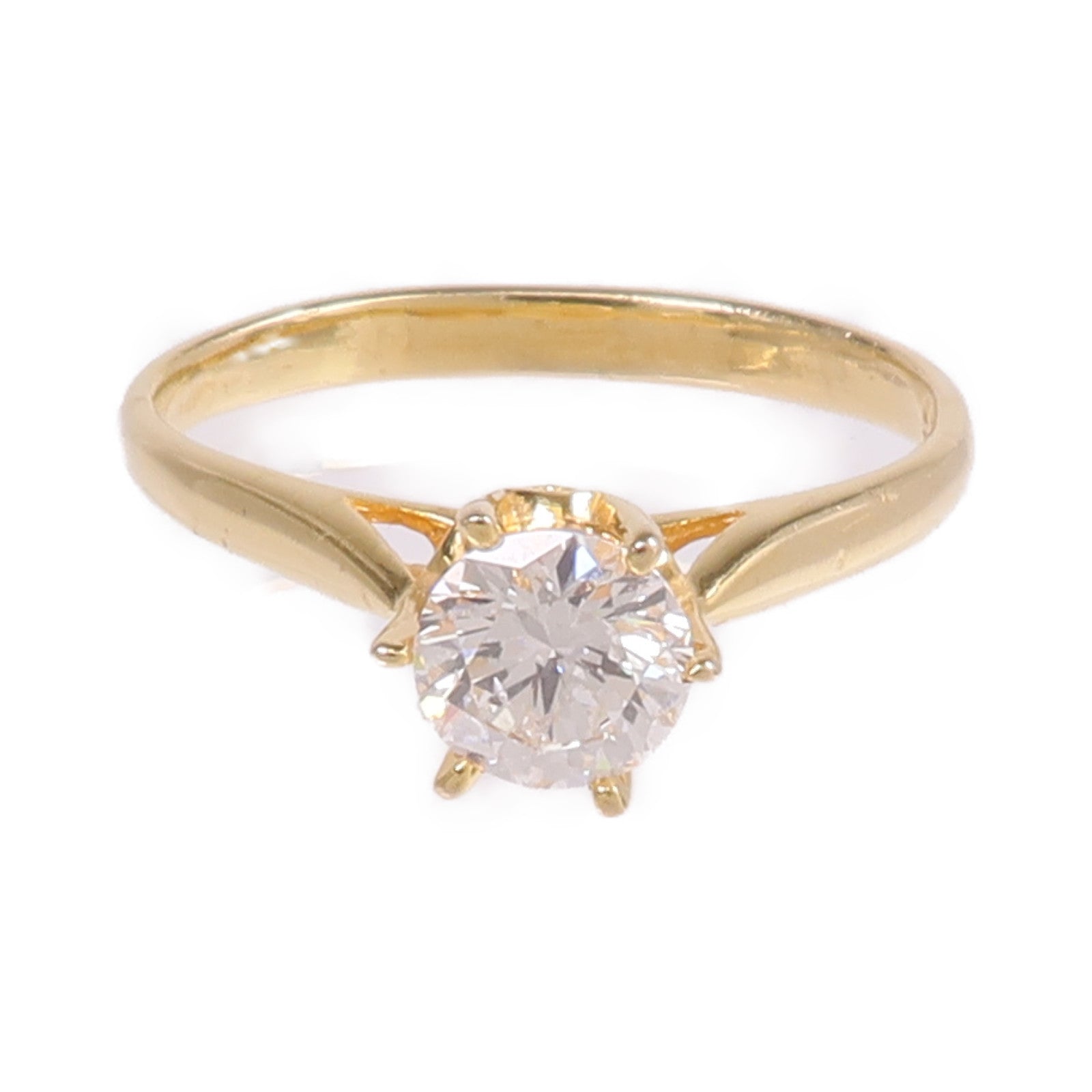 JEWELRY 14K黃金Diamond Ring鑽石戒指US#4.75