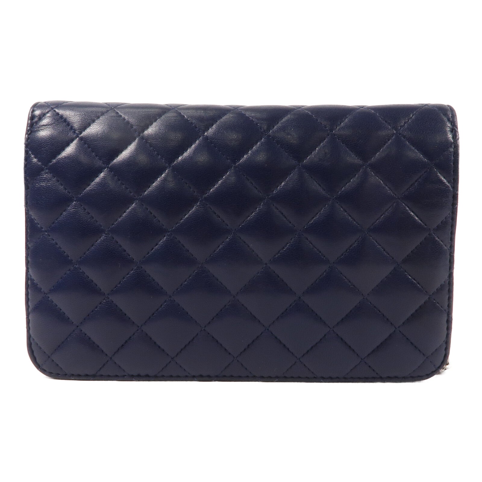 CHANEL 羊皮皮革WOC Wallet On Chain鏈帶肩背袋