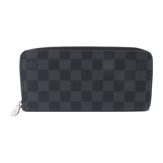 LOUIS VUITTON Damier Graphite Zippy Wallet Horizontal銀扣長錢包