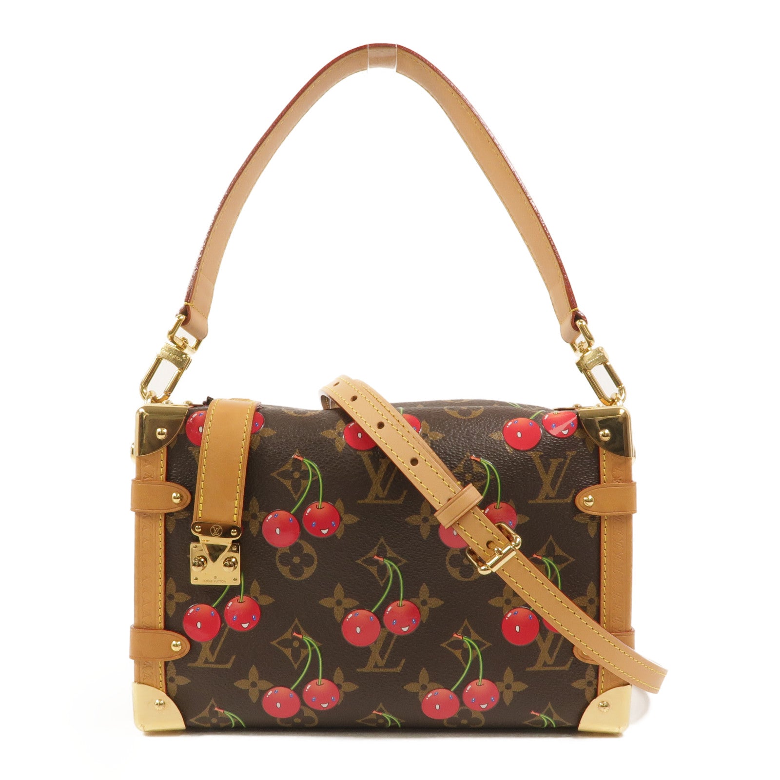 LOUIS VUITTON Monogram LVxTM Cherry Side Trunk手挽肩背兩用袋