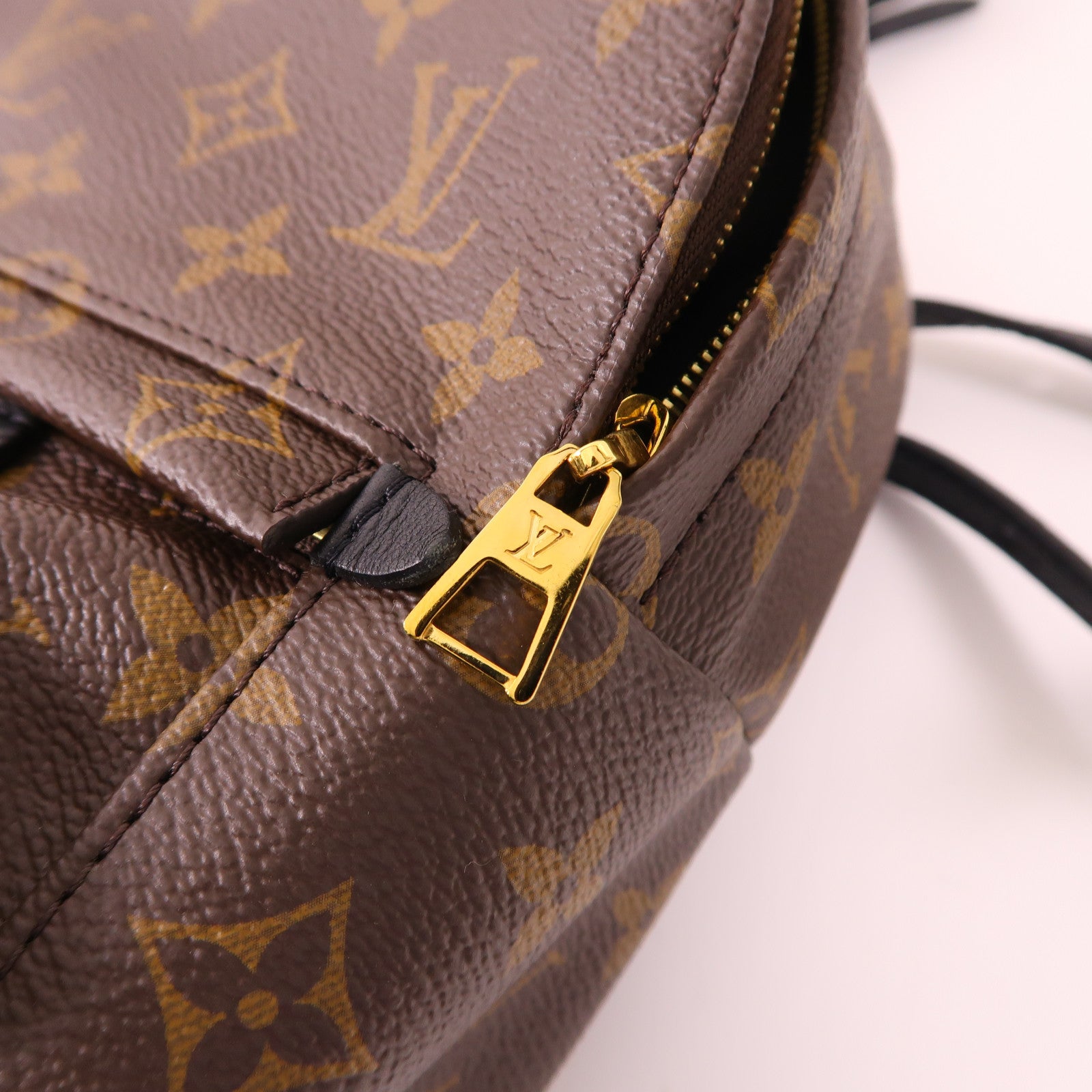 LOUIS VUITTON LV GHW Palm Springs Mini Backpack Monogram M44873 Brown