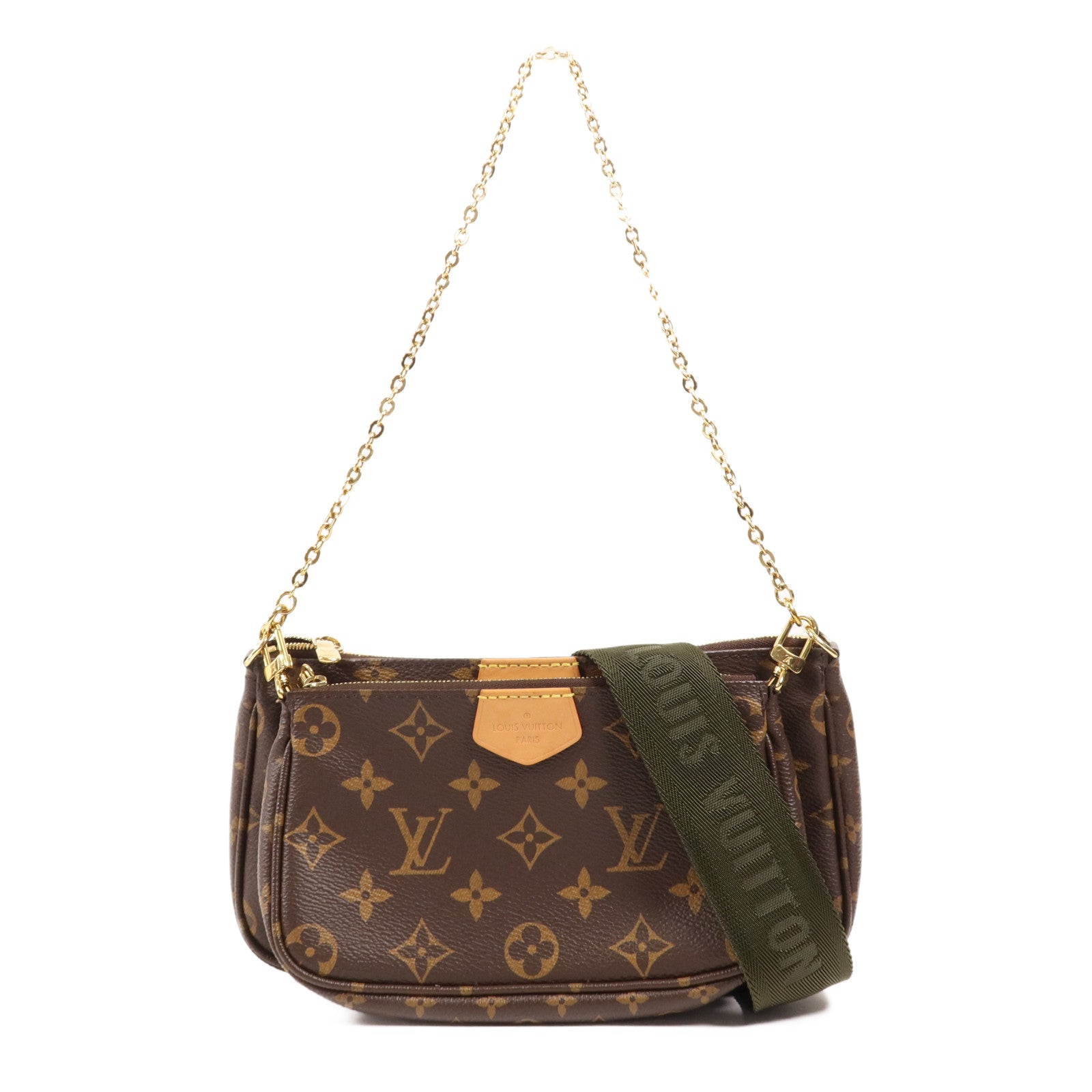 LOUIS VUITTON Monogram Multi Pochette Accessoires金扣肩背袋