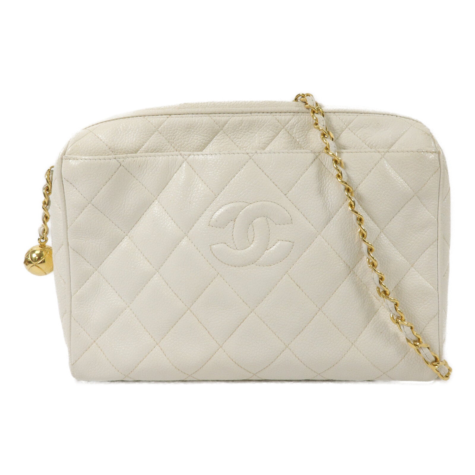 CHANEL 牛皮皮革Vintage Bag鏈帶肩背袋