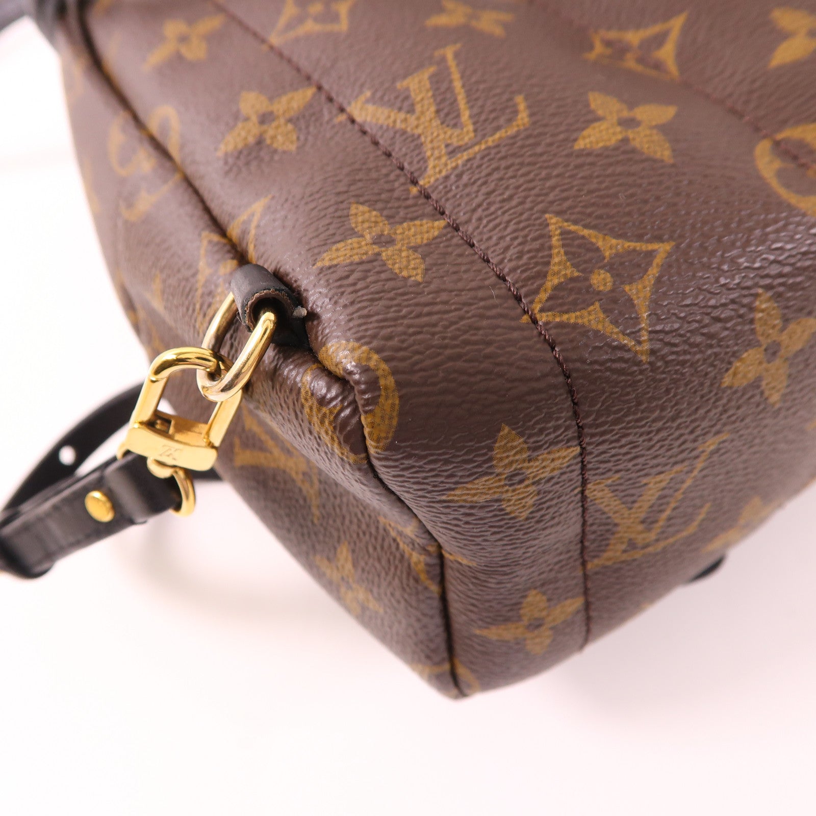 LOUIS VUITTON LV GHW Palm Springs Mini Backpack Monogram M44873 Brown