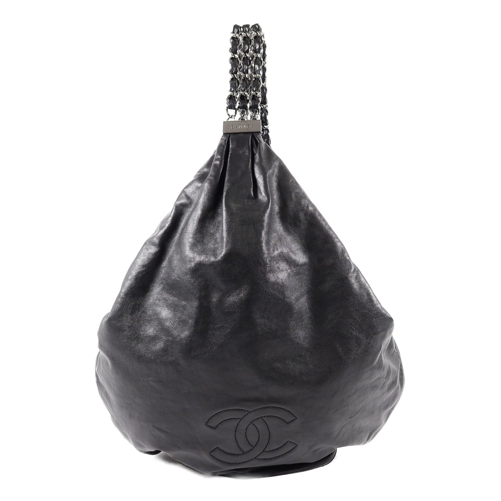 CHANEL 牛皮皮革Chain Shoulder Bag鏈帶肩背袋