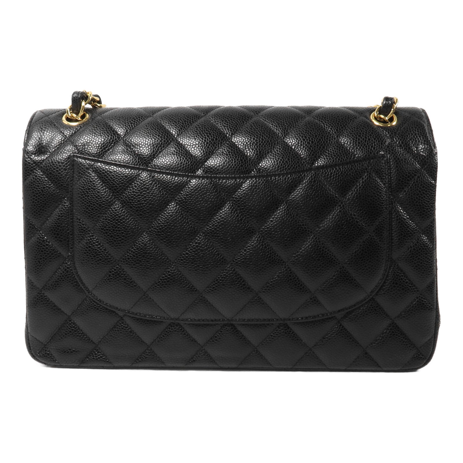 CHANEL 牛皮皮革Large Classic鏈帶肩背袋