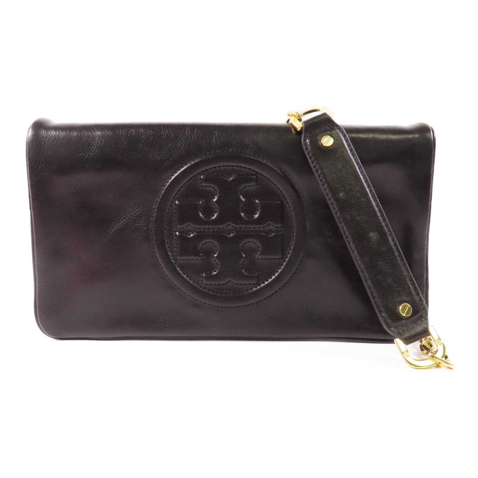 牛皮皮革Chain Shoulder金扣鏈帶肩背袋