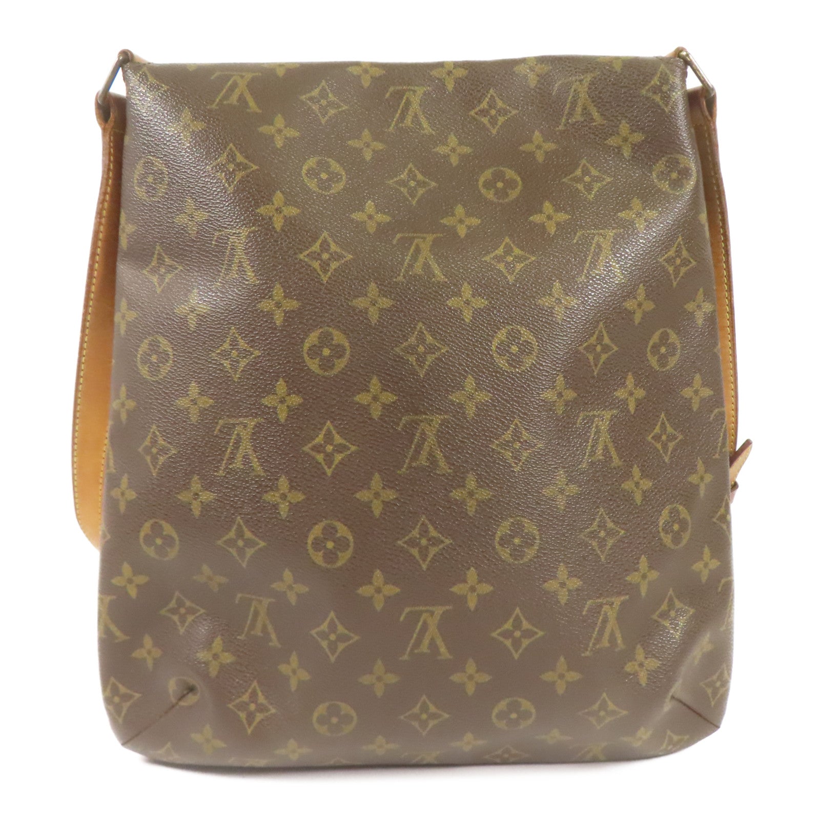 LOUIS VUITTON LV GHW Musette Shoulder Bag M51256 Monogram Brown