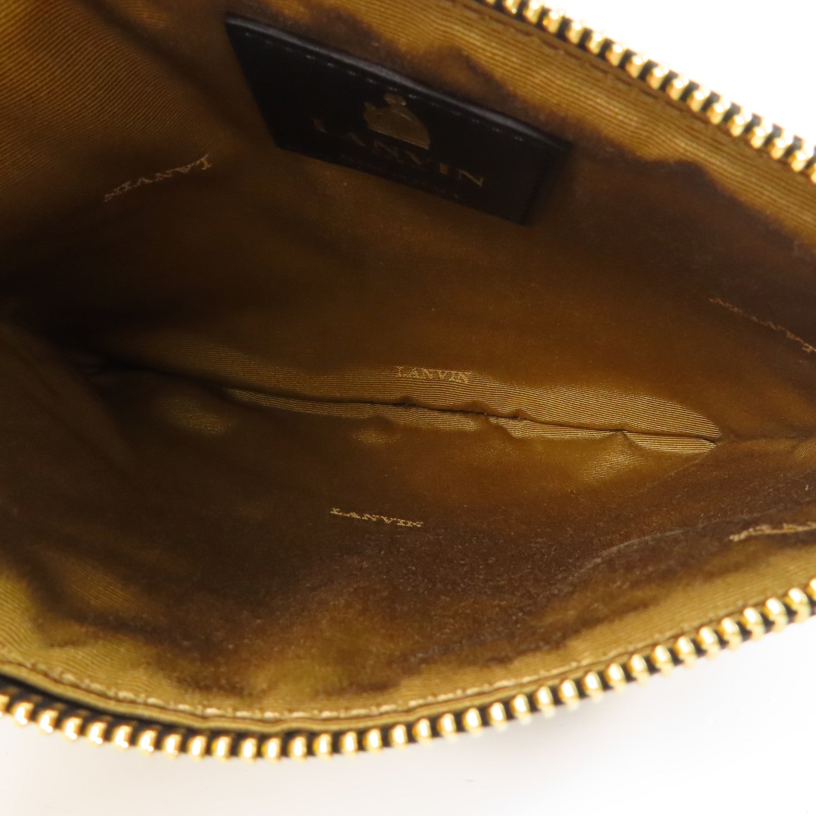 LANVIN 羊皮皮革Clutch金扣手拿包