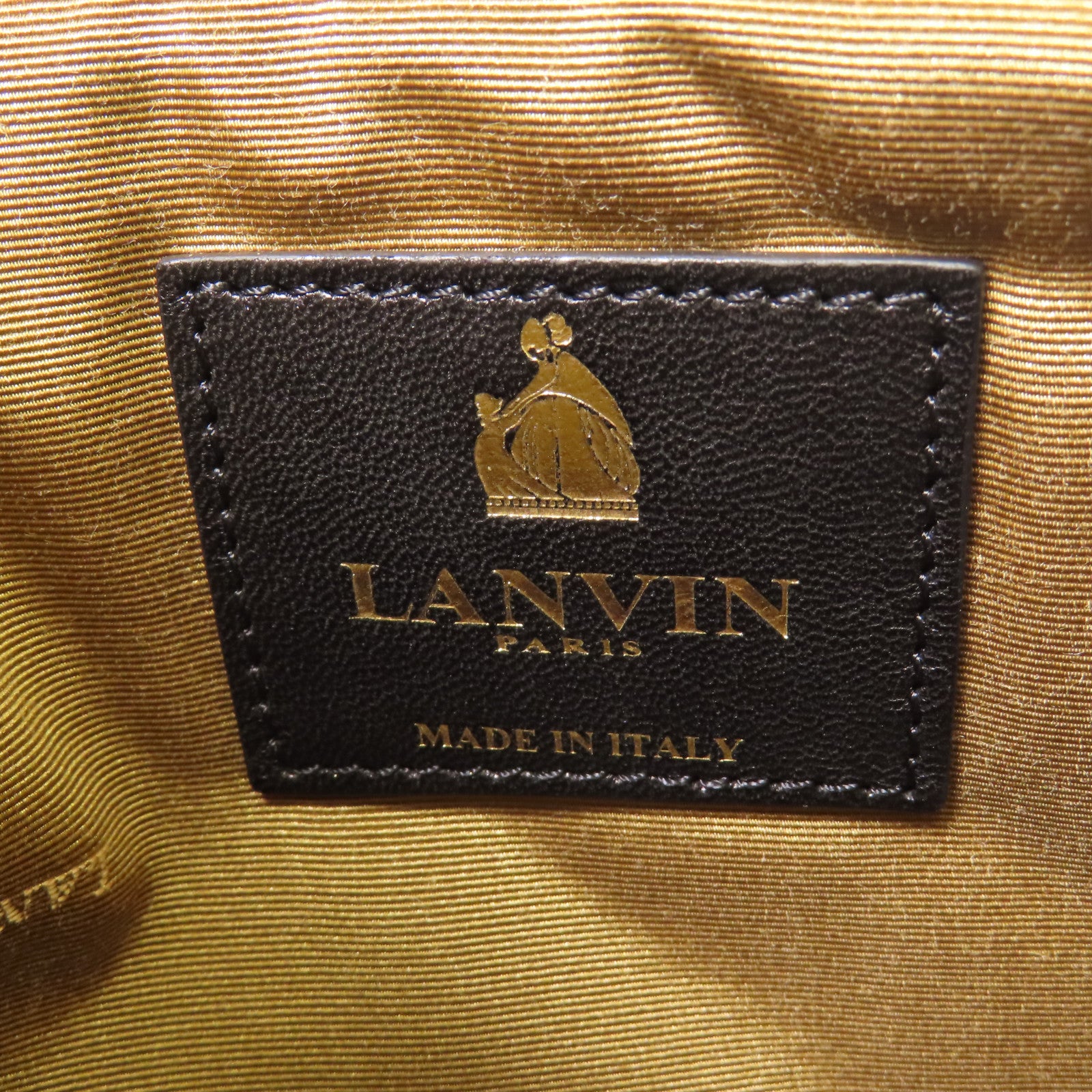 LANVIN 羊皮皮革Clutch金扣手拿包