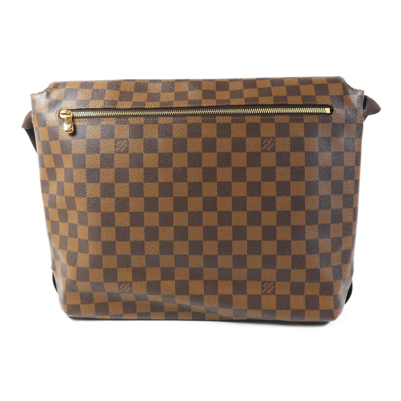 LOUIS VUITTON Damier Brooklyn GM金扣肩背袋