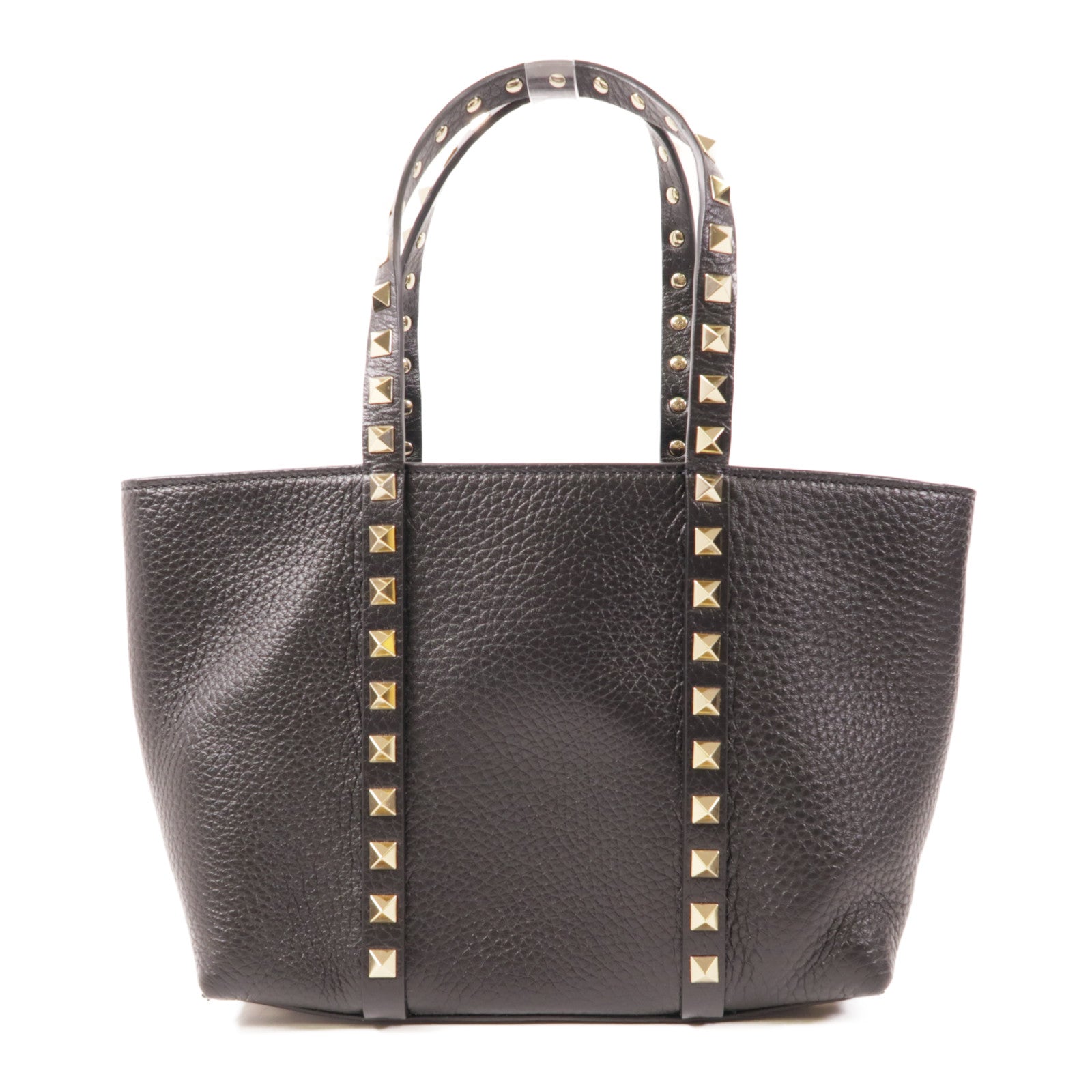 Valentino 【激減優惠】牛皮皮革Rockstud金扣手挽肩背兩用袋