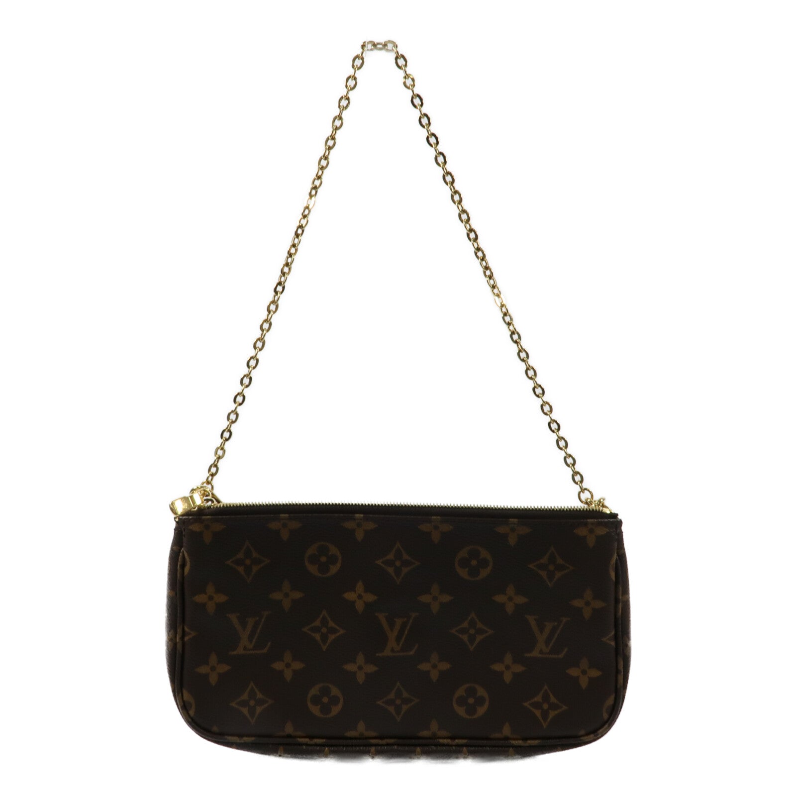 LOUIS VUITTON Monogram Multi Pochette Accessoires鏈帶手挽肩背兩用袋