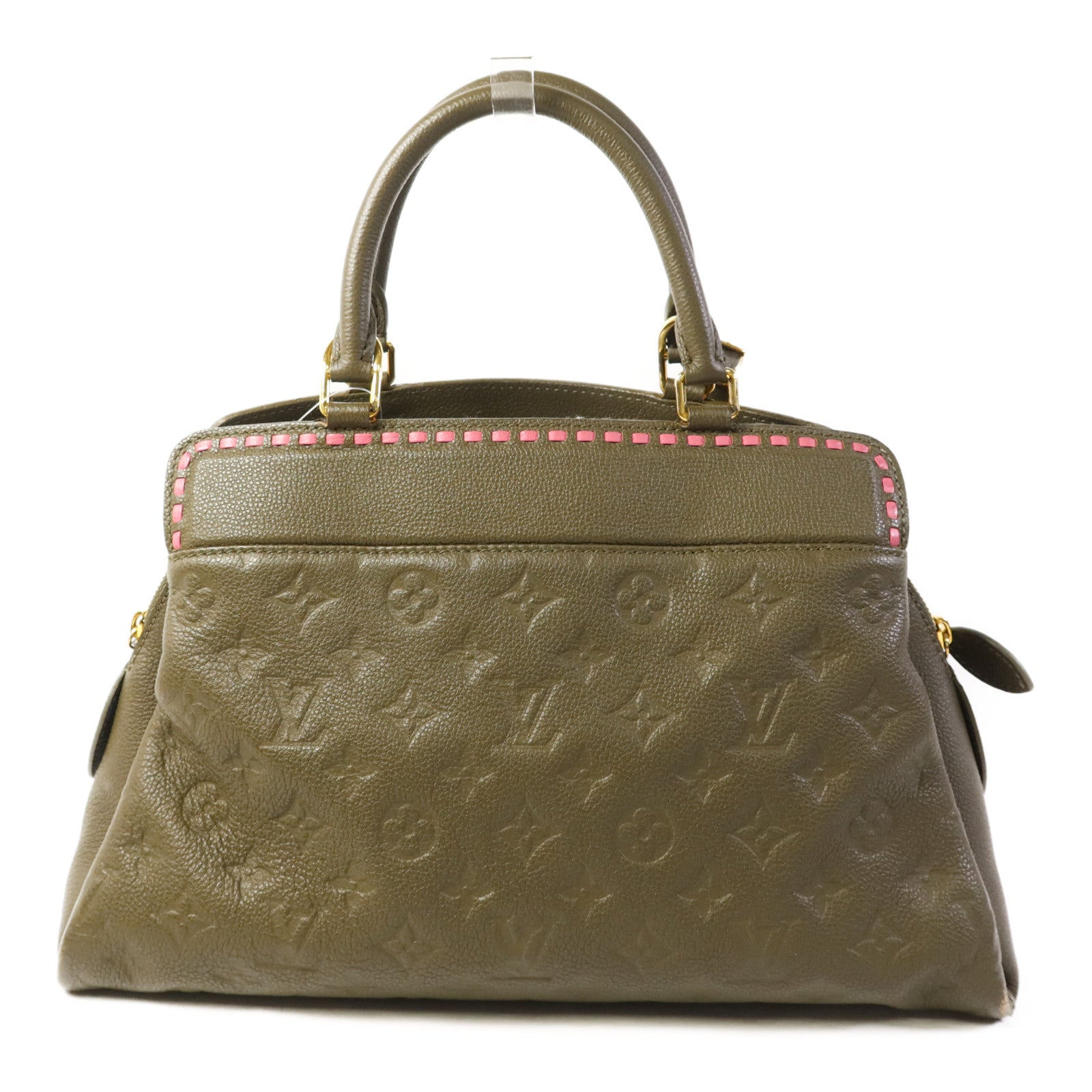 LOUIS VUITTON Monogram Empreinte Vosges MM金扣手挽肩背兩用袋