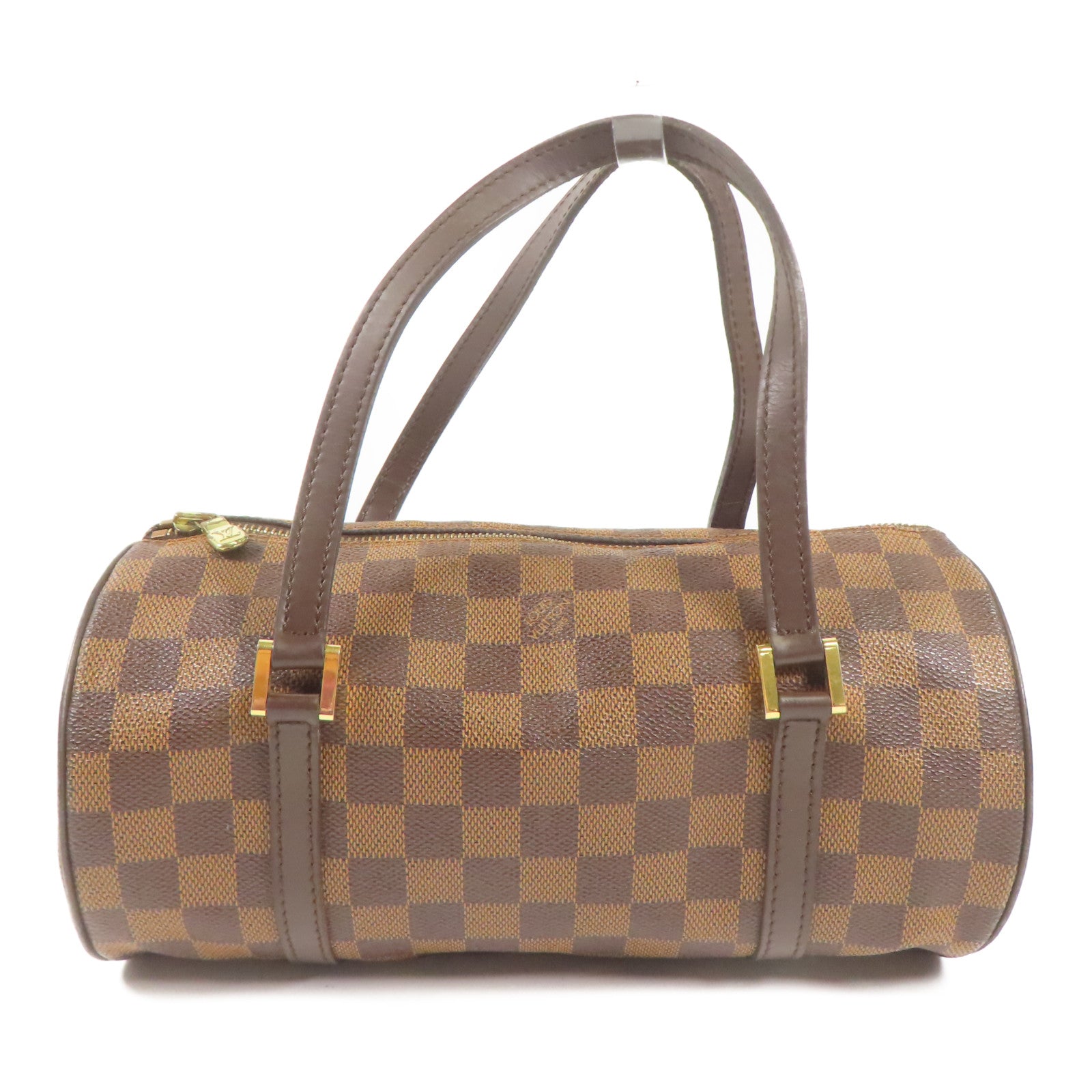 LOUIS VUITTON 【激減優惠】Damier Papillon PM金扣手挽袋