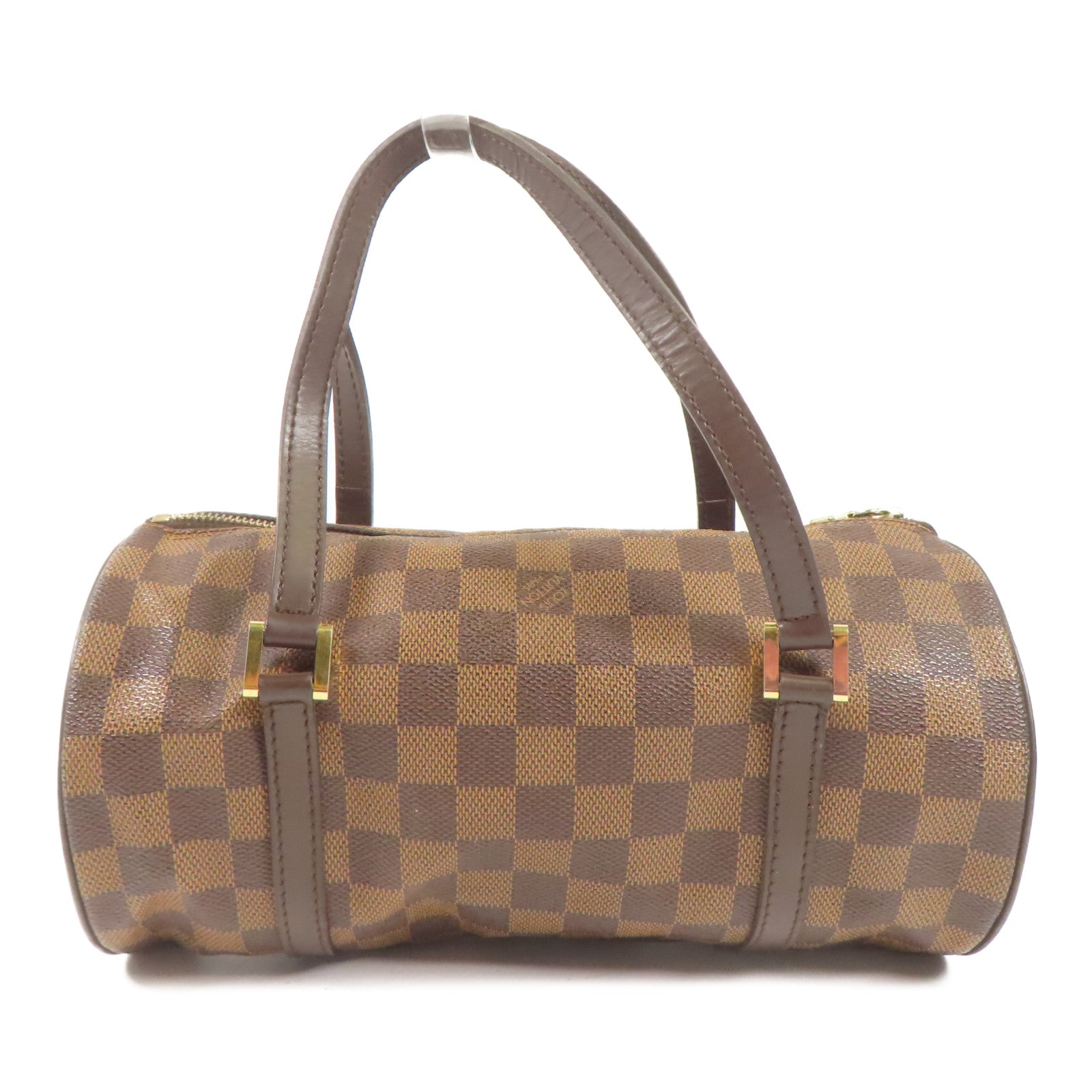 LOUIS VUITTON 【激減優惠】Damier Papillon PM金扣手挽袋