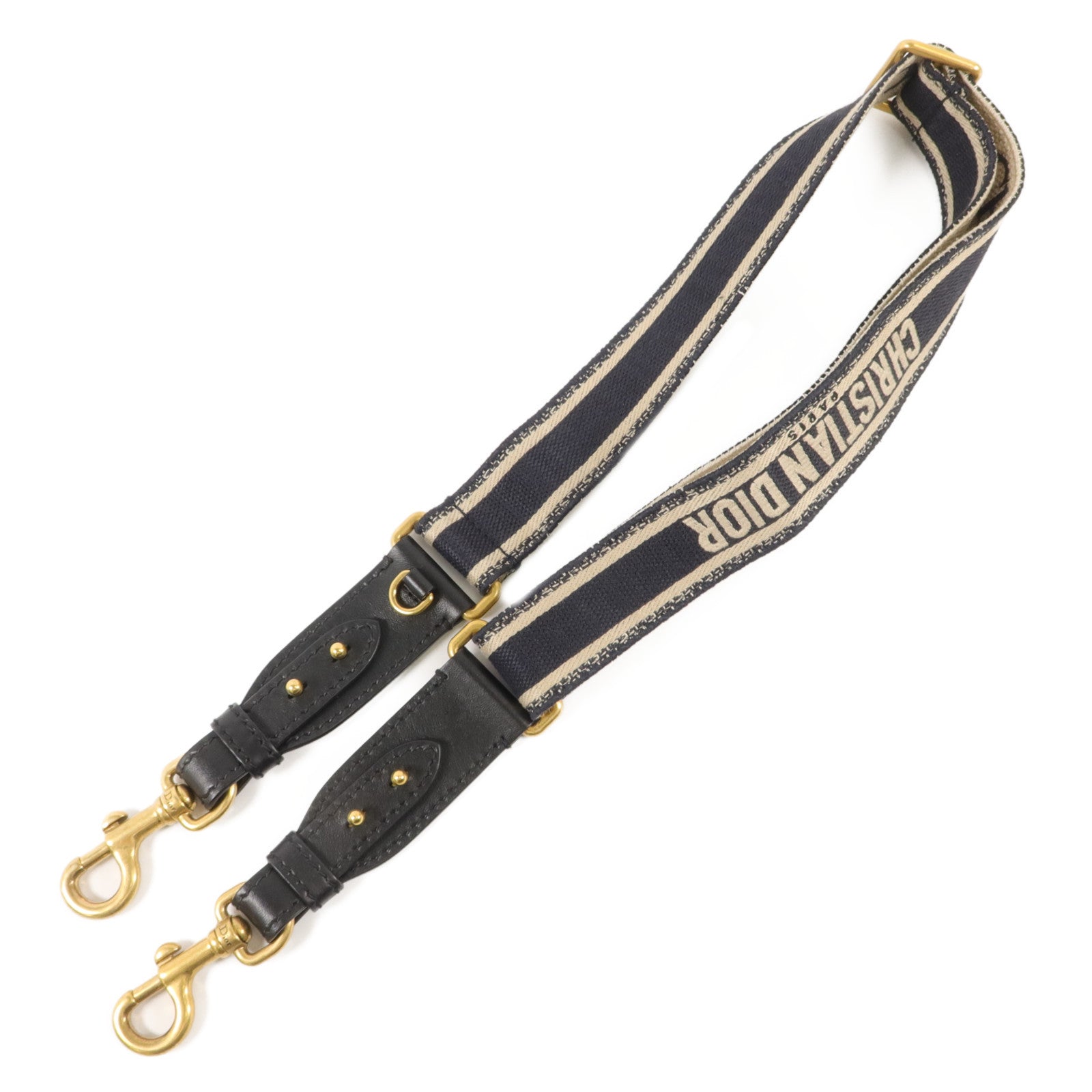 Dior 牛皮皮革/帆布Adjustable Shoulder Strap肩帶