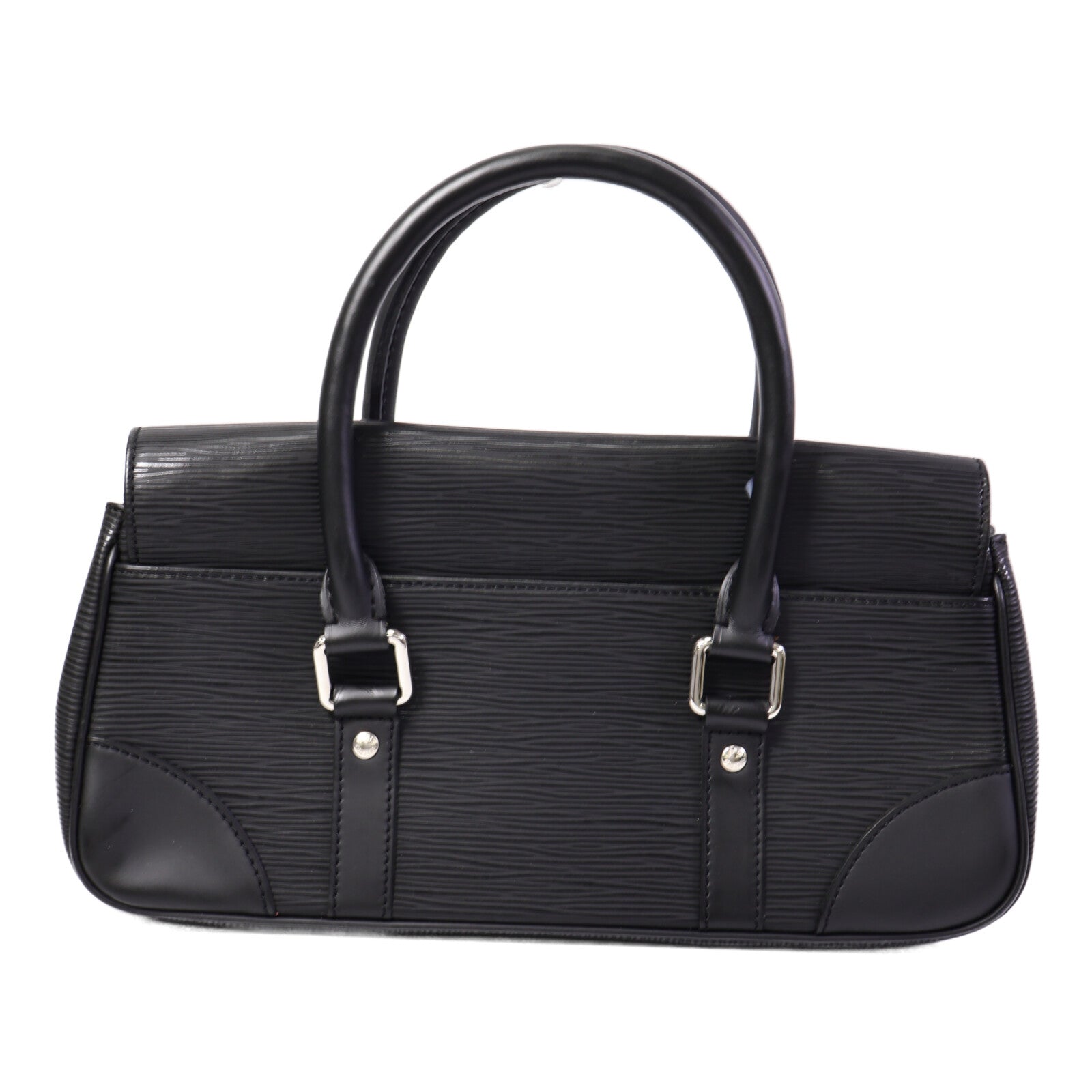 LOUIS VUITTON Epi Segur PM銀扣手挽袋