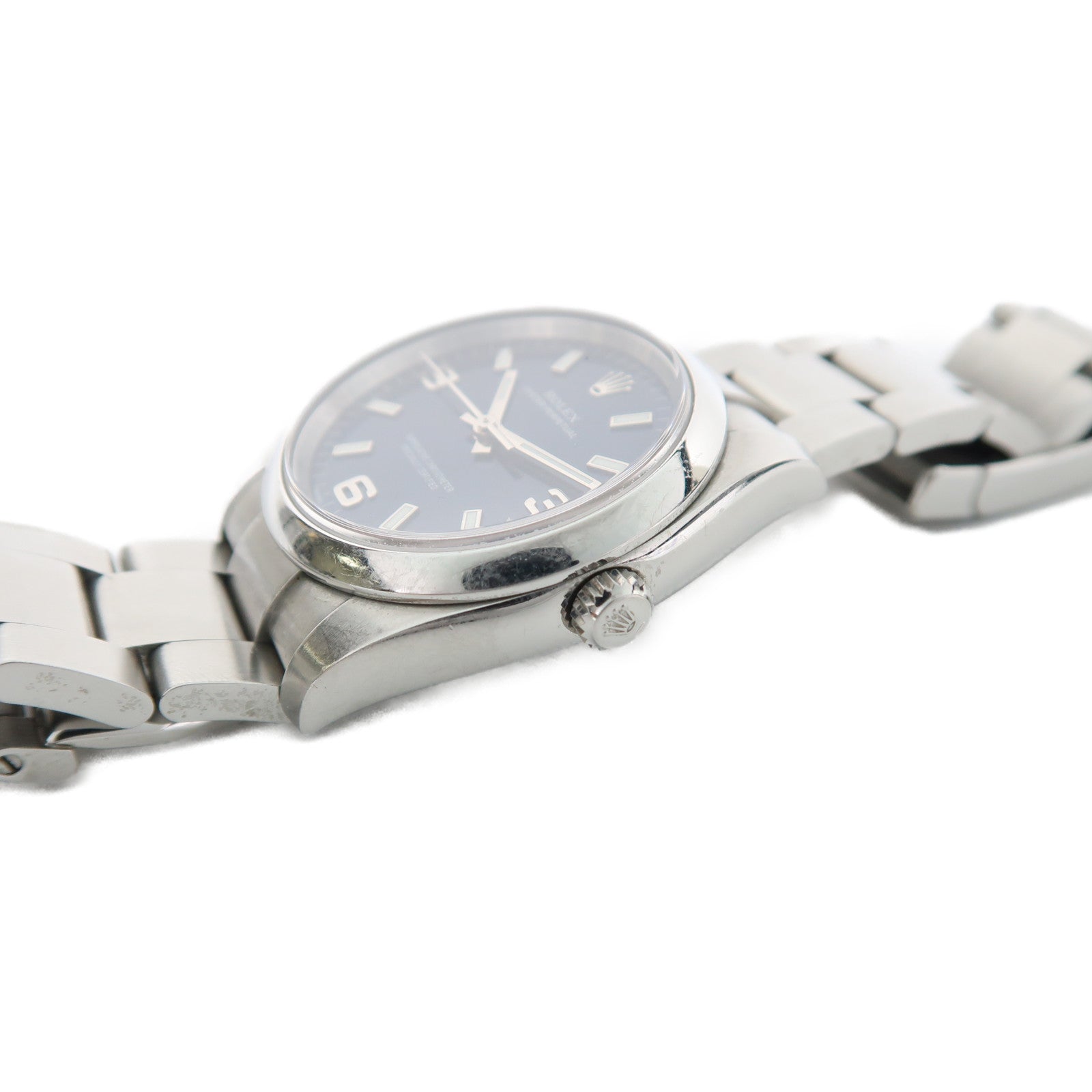 ROLEX Oyster Perpetual不鏽鋼手錶自動機芯藍色