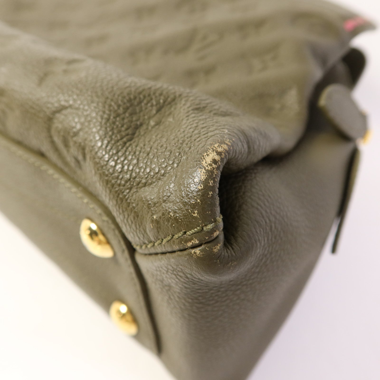 LOUIS VUITTON Monogram Empreinte Vosges MM金扣手挽肩背兩用袋