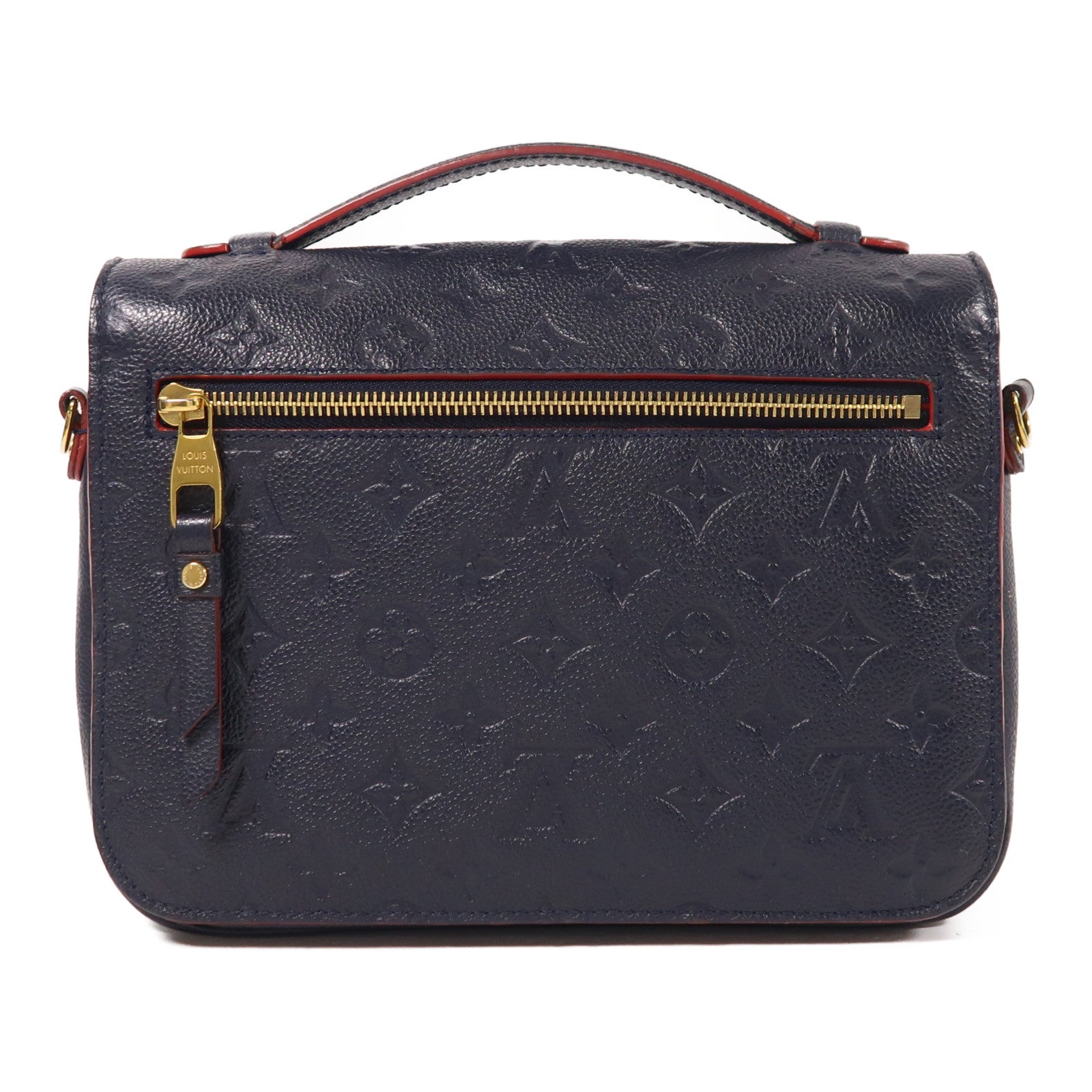 LOUIS VUITTON Monogram Empreinte Pochette Metis金扣手挽肩背兩用袋