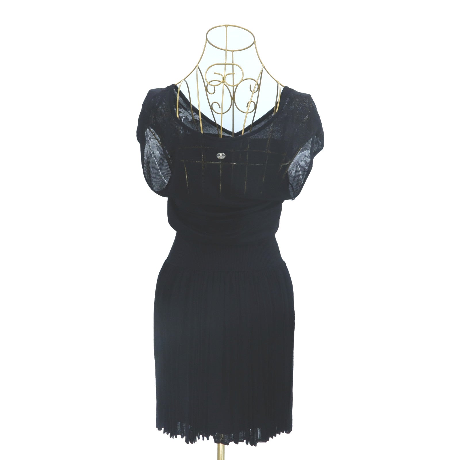 CHANEL Silk/Viscose Knit Dress連身裙