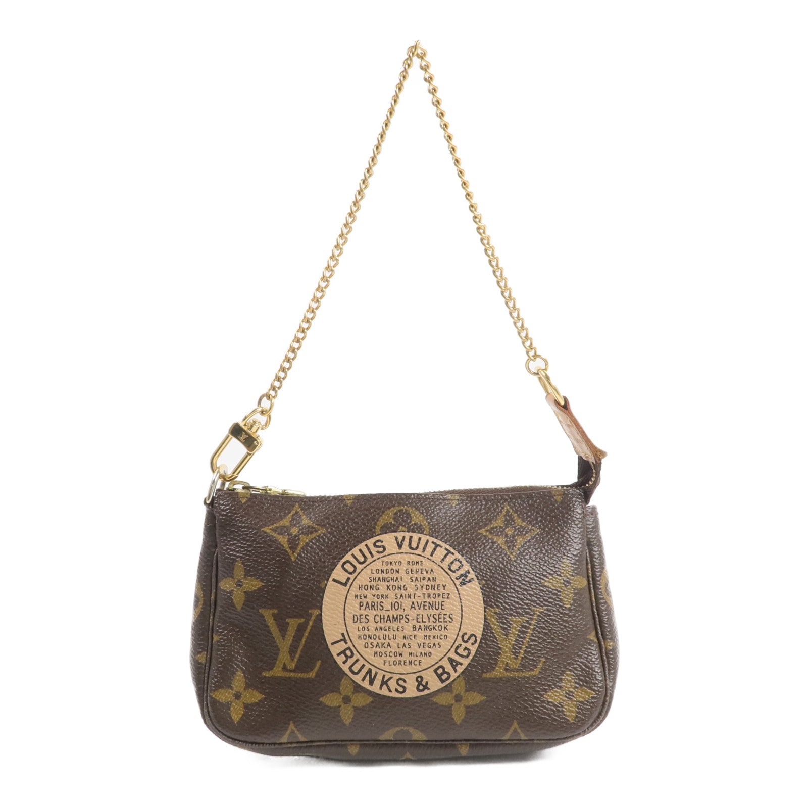LOUIS VUITTON Monogram Mini Pochette Accessoires手挽袋