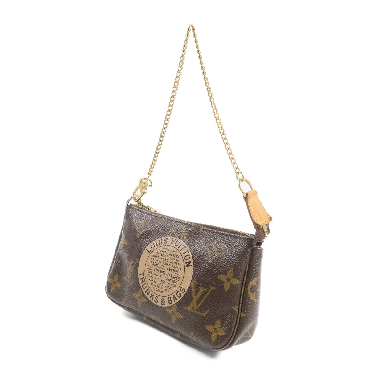 LOUIS VUITTON Monogram Mini Pochette Accessoires手挽袋
