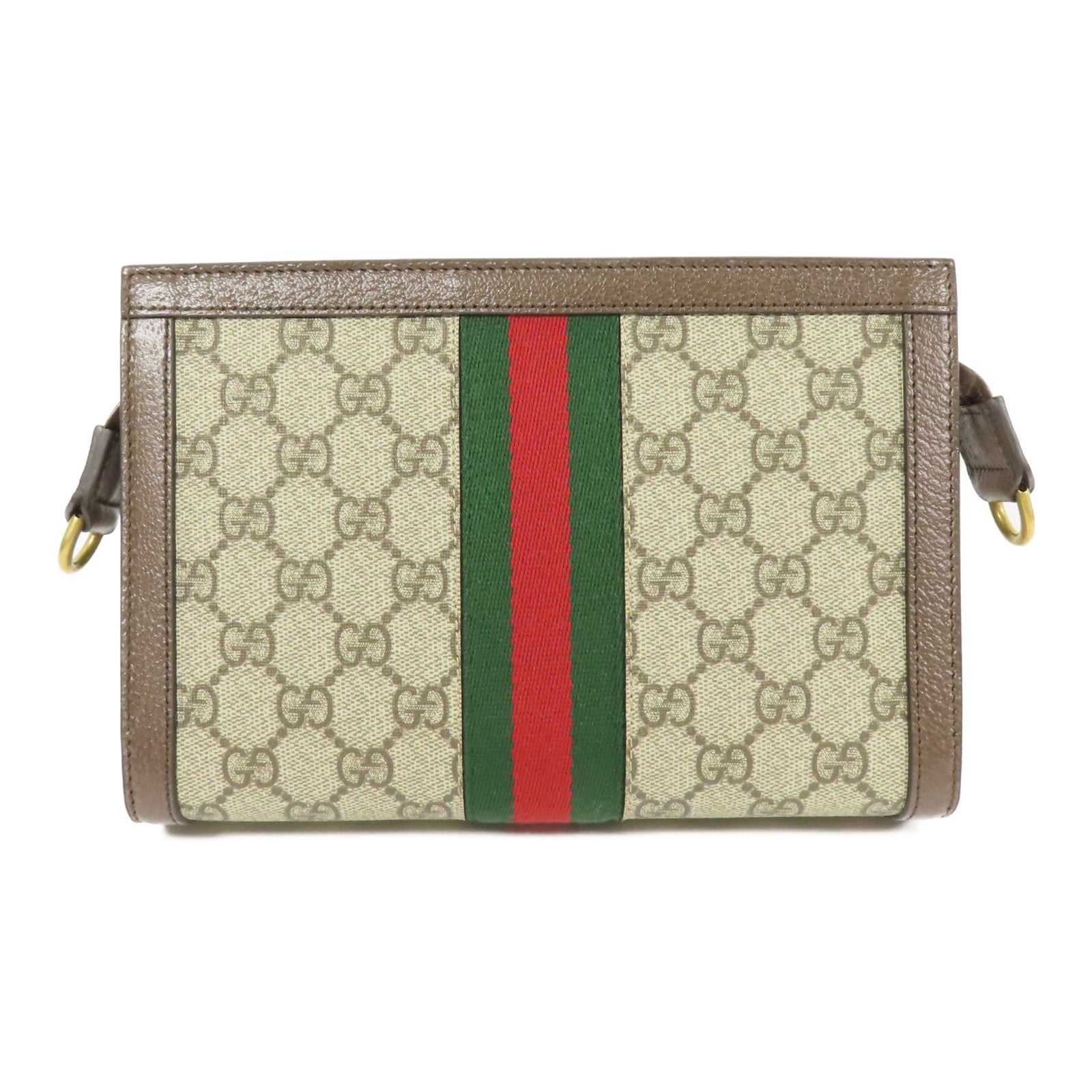 GUCCI 塗層帆布Ophidia Small Shoulder Bag金扣肩背袋