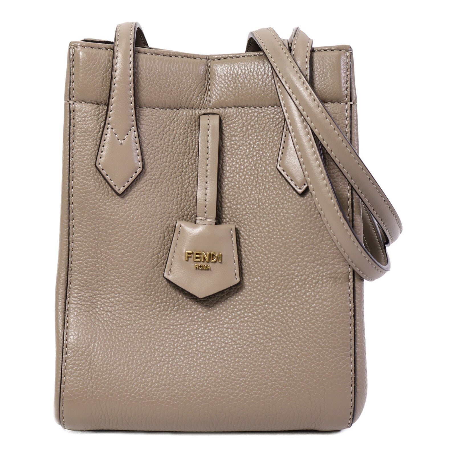 FENDI 牛皮皮革Origami Mini肩背袋