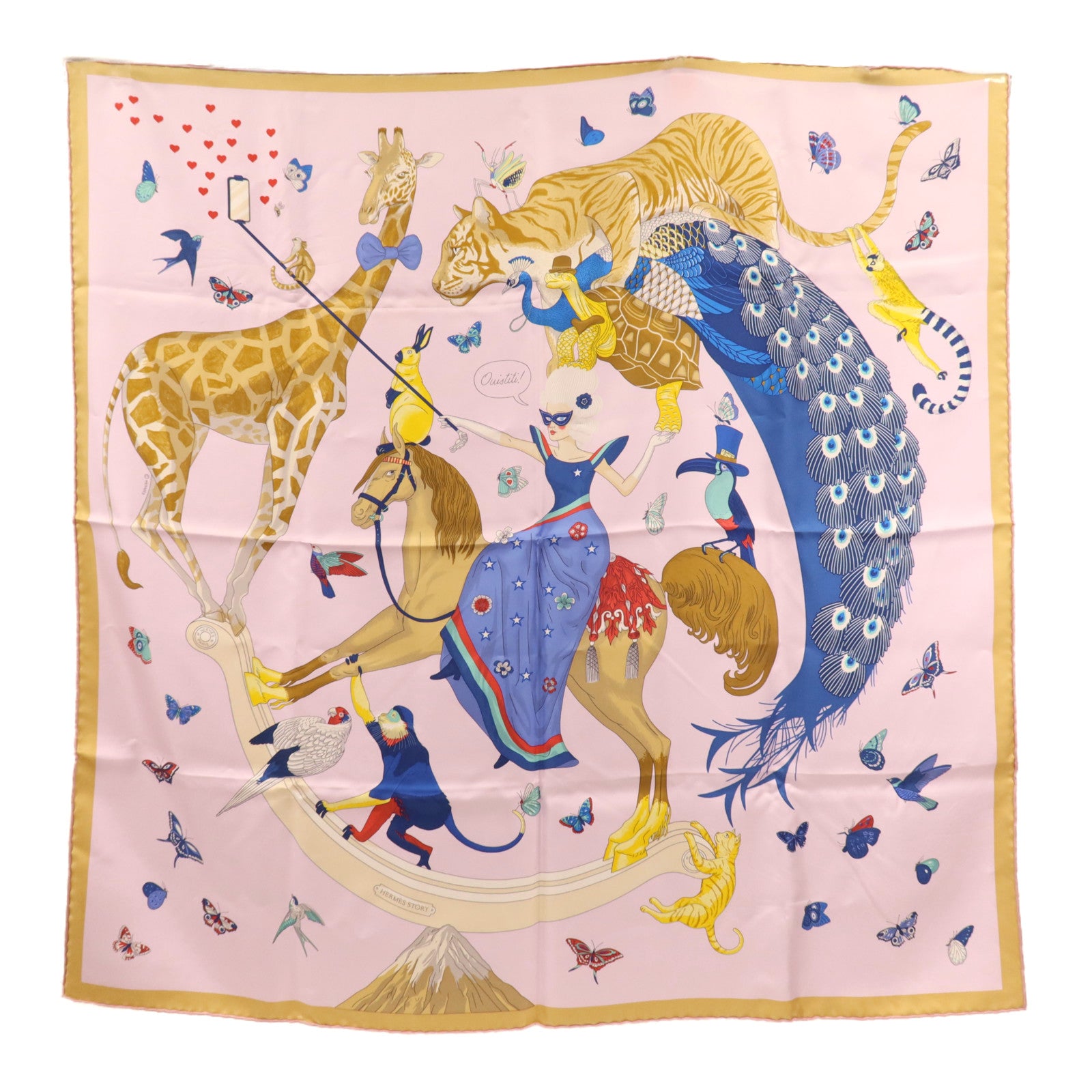 HERMES 絲質Scarf 90x90絲巾