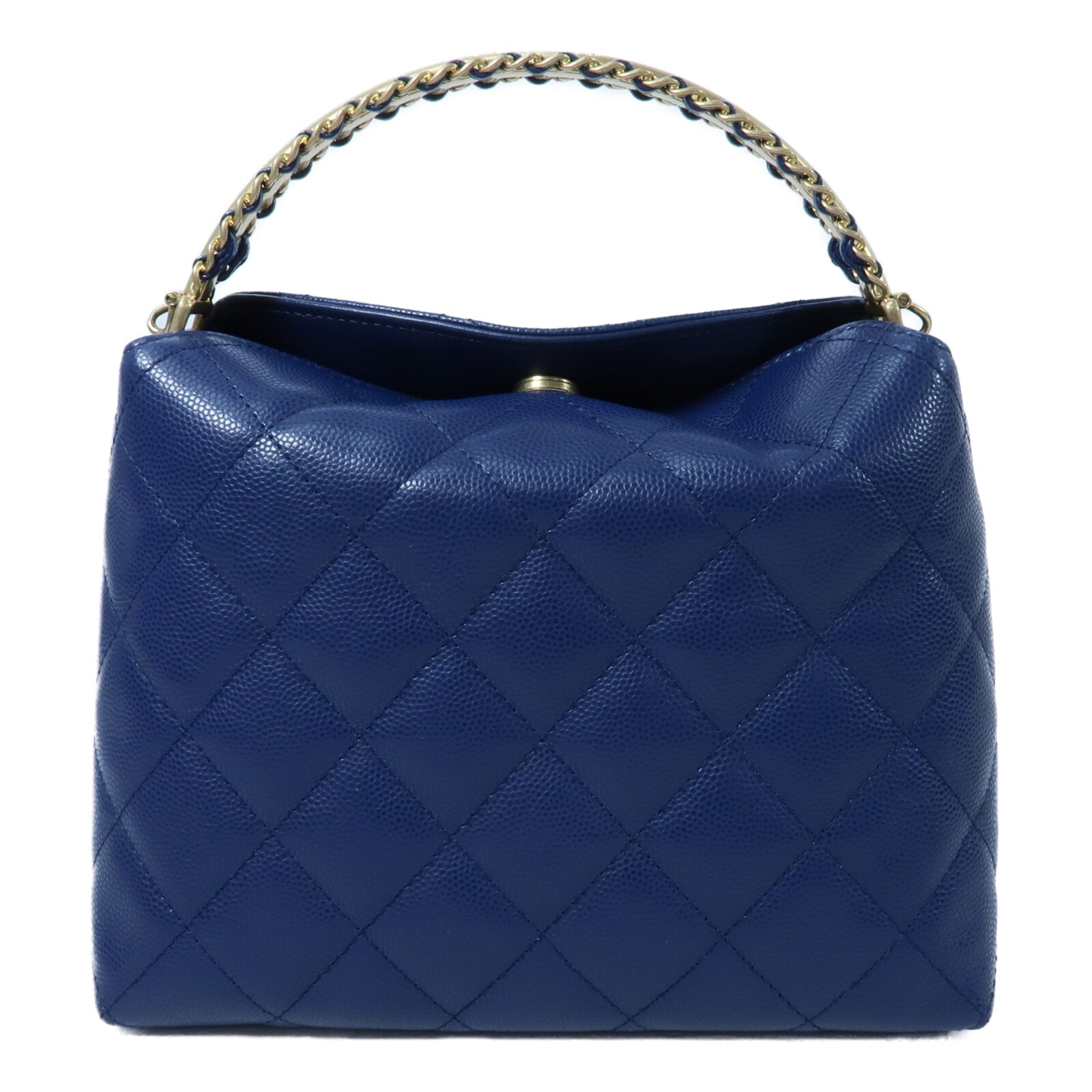 CHANEL 牛皮皮革2 Way Shoulder鏈帶手挽肩背兩用袋