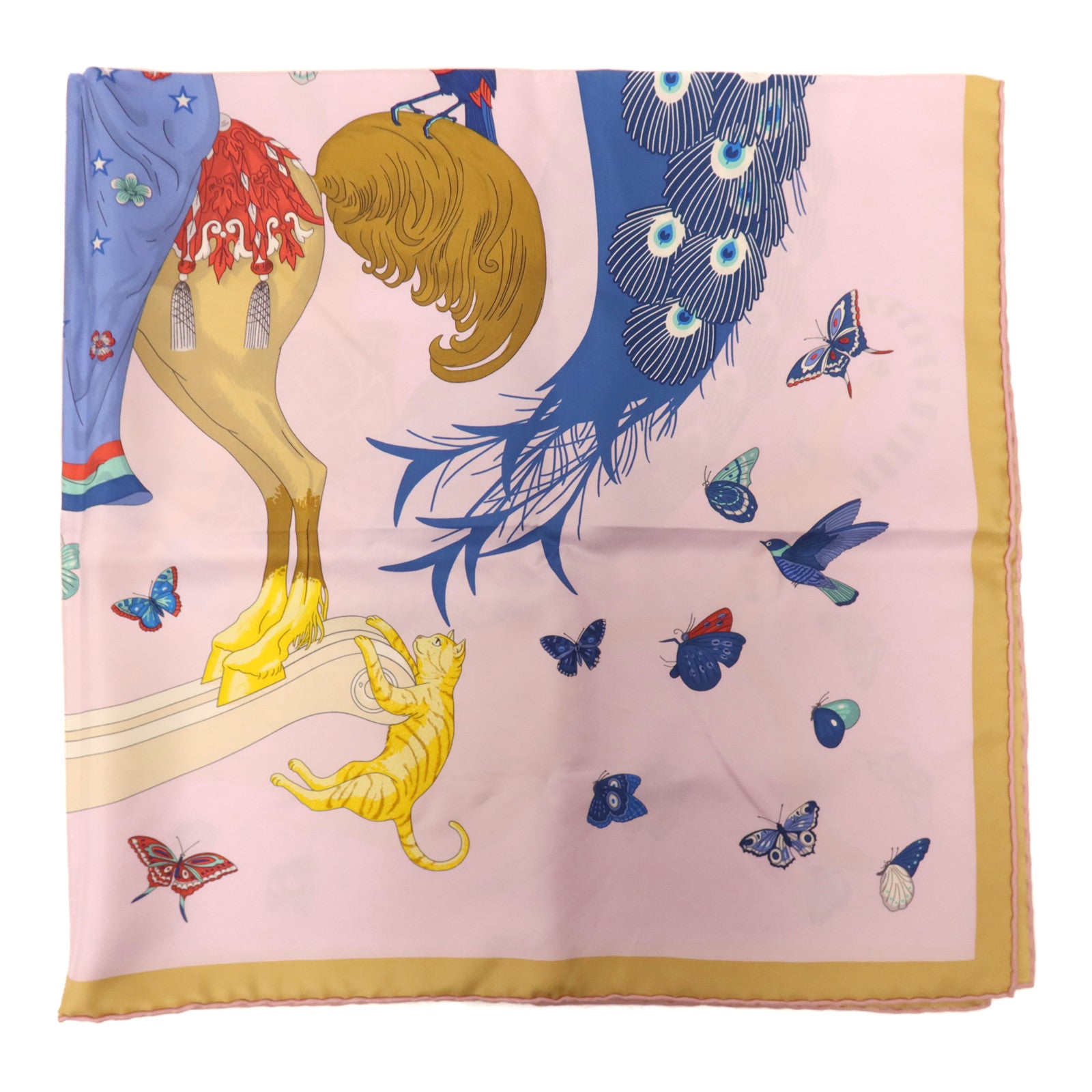 HERMES 絲質Scarf 90x90絲巾