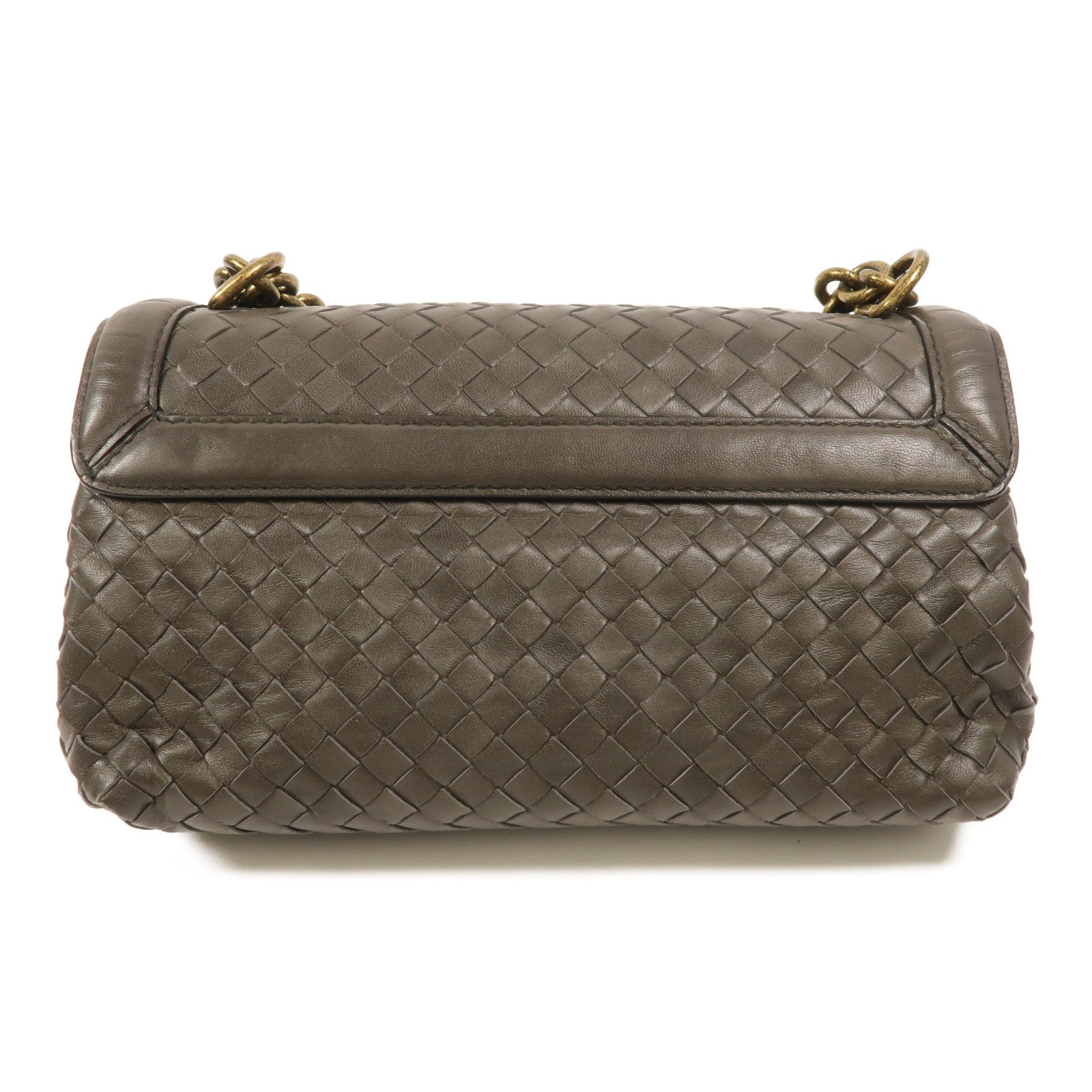 BOTTEGA VENETA 羊皮皮革Olimpia Bag鏈帶肩背袋