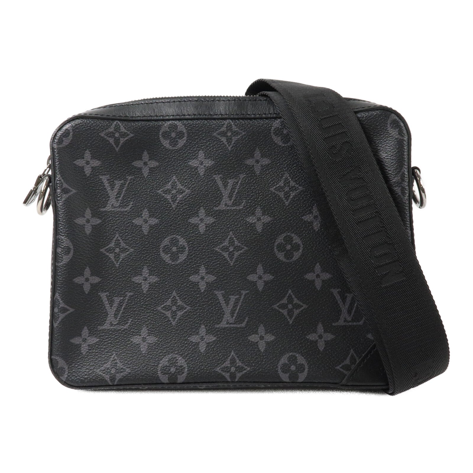 LOUIS VUITTON Monogram Eclipse Reverse Trio Messenger肩背袋