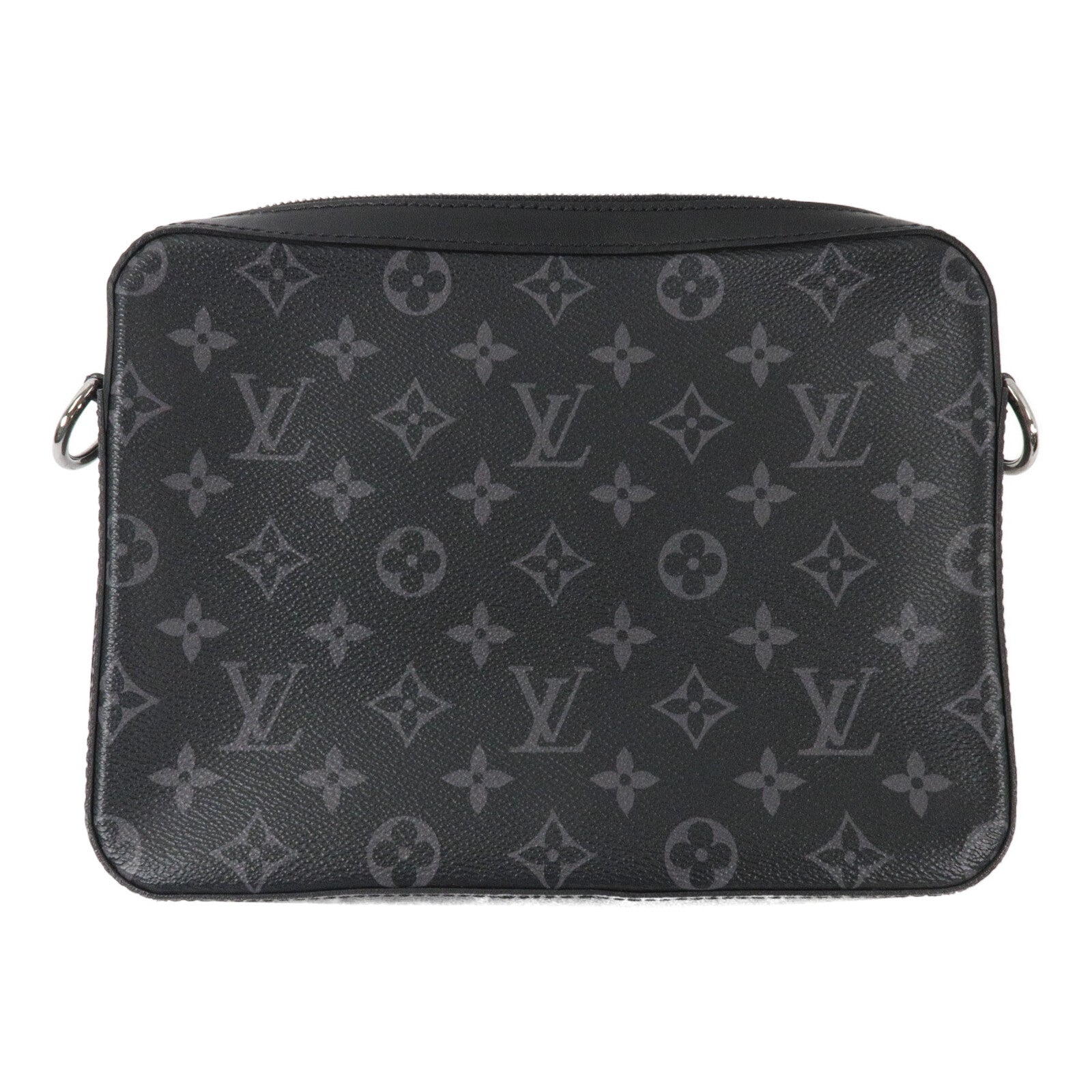LOUIS VUITTON Monogram Eclipse Reverse Trio Messenger肩背袋