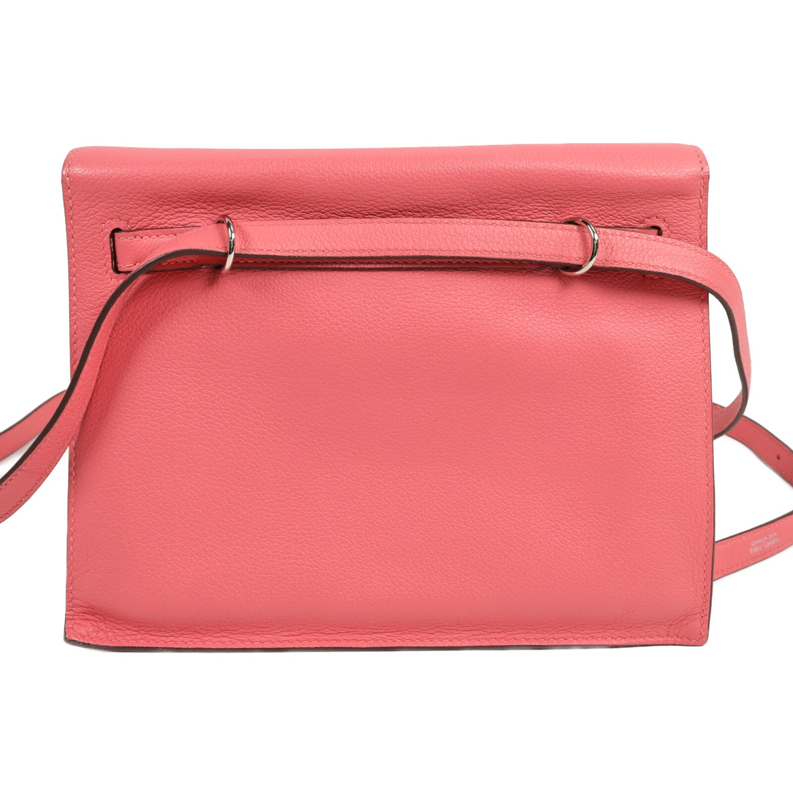 HERMES Evercolor皮革Kelly Danse肩背袋Rose Azalee