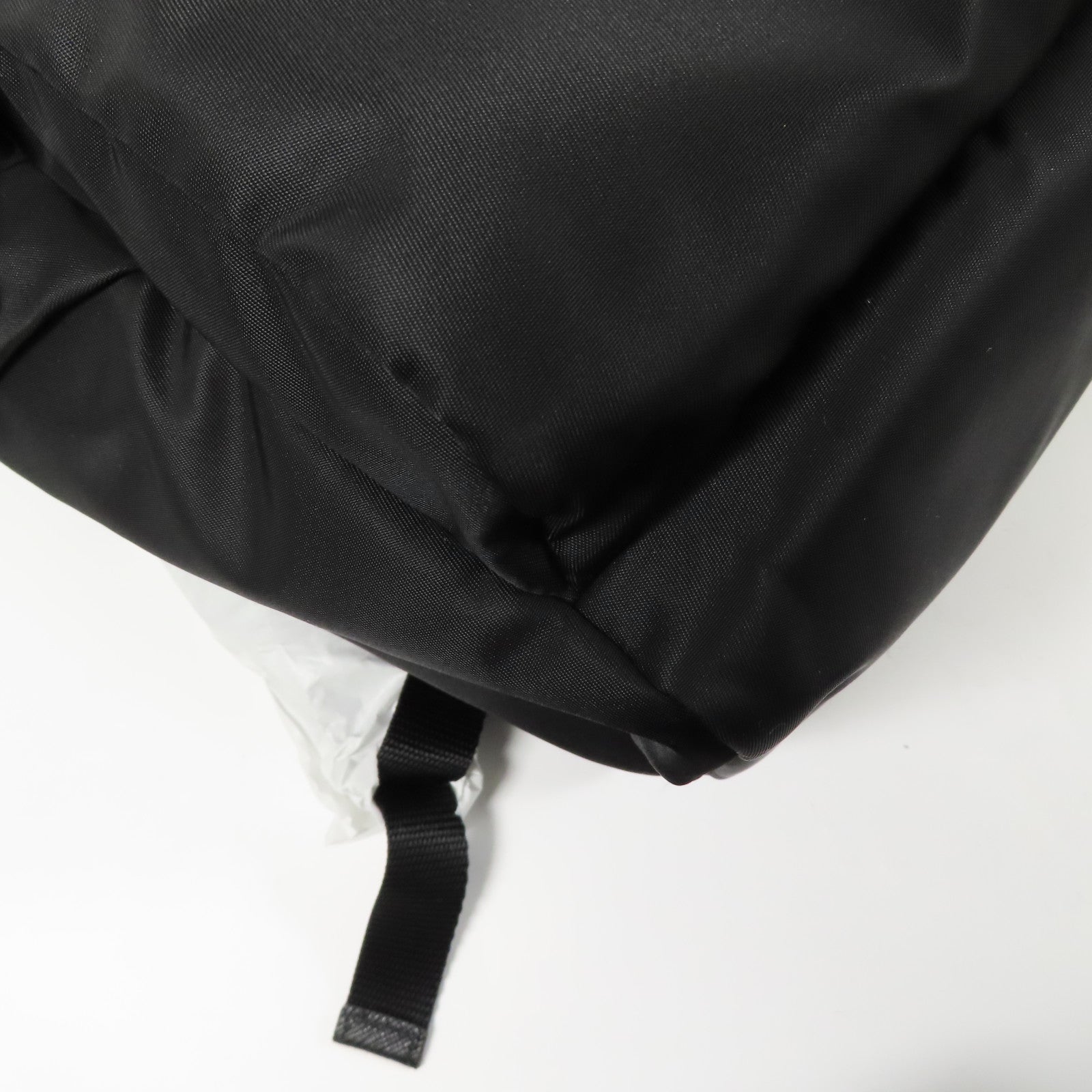 PRADA SHW Re-Nylon Saffiano Leather Backpack 2VZ104 2DMG F0002 Black 6849