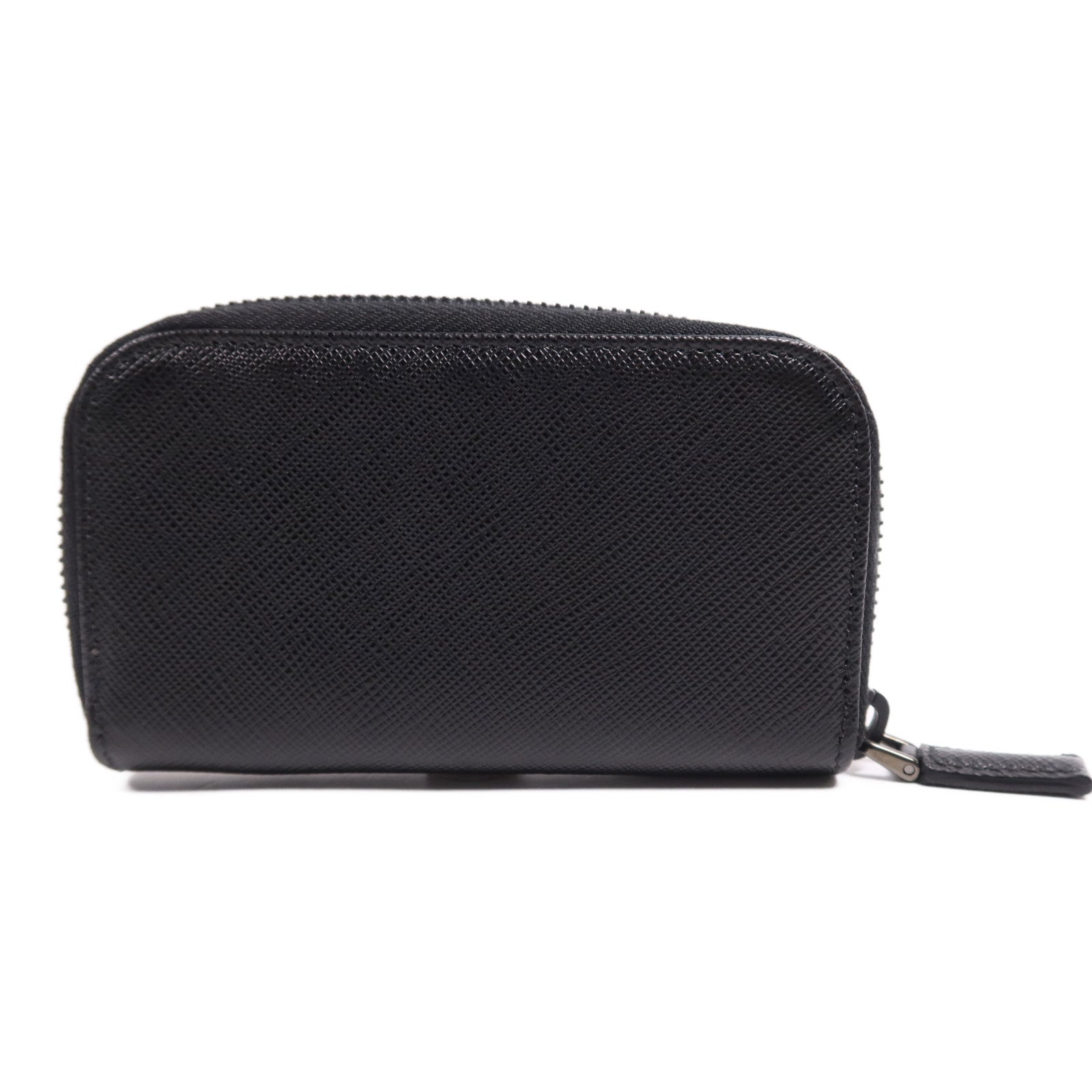 PRADA 牛皮皮革Key Case銀扣鎖匙包