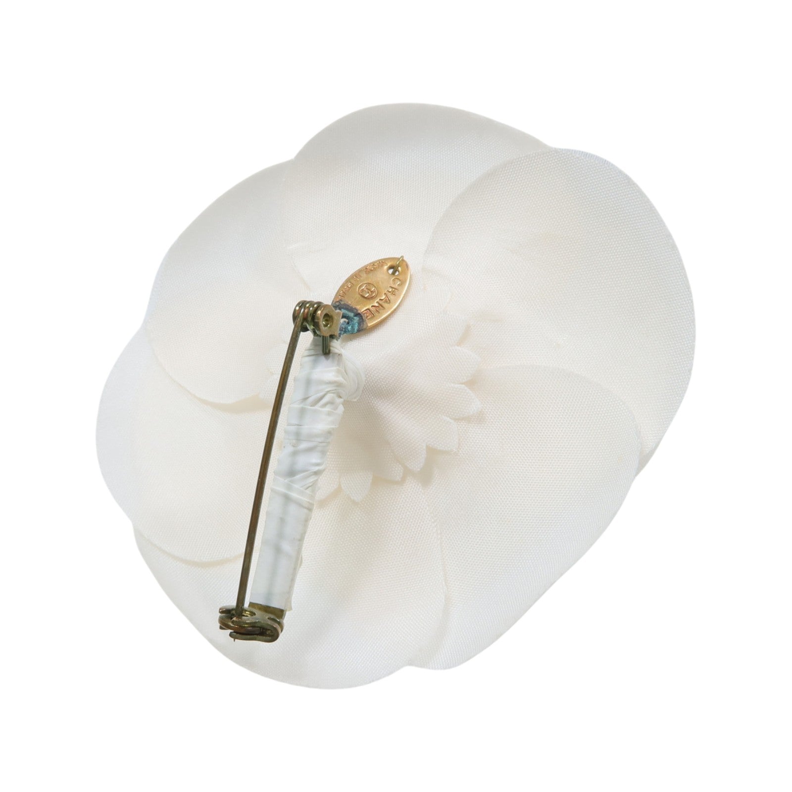 CHANEL 絲質Camelia Brooch胸針