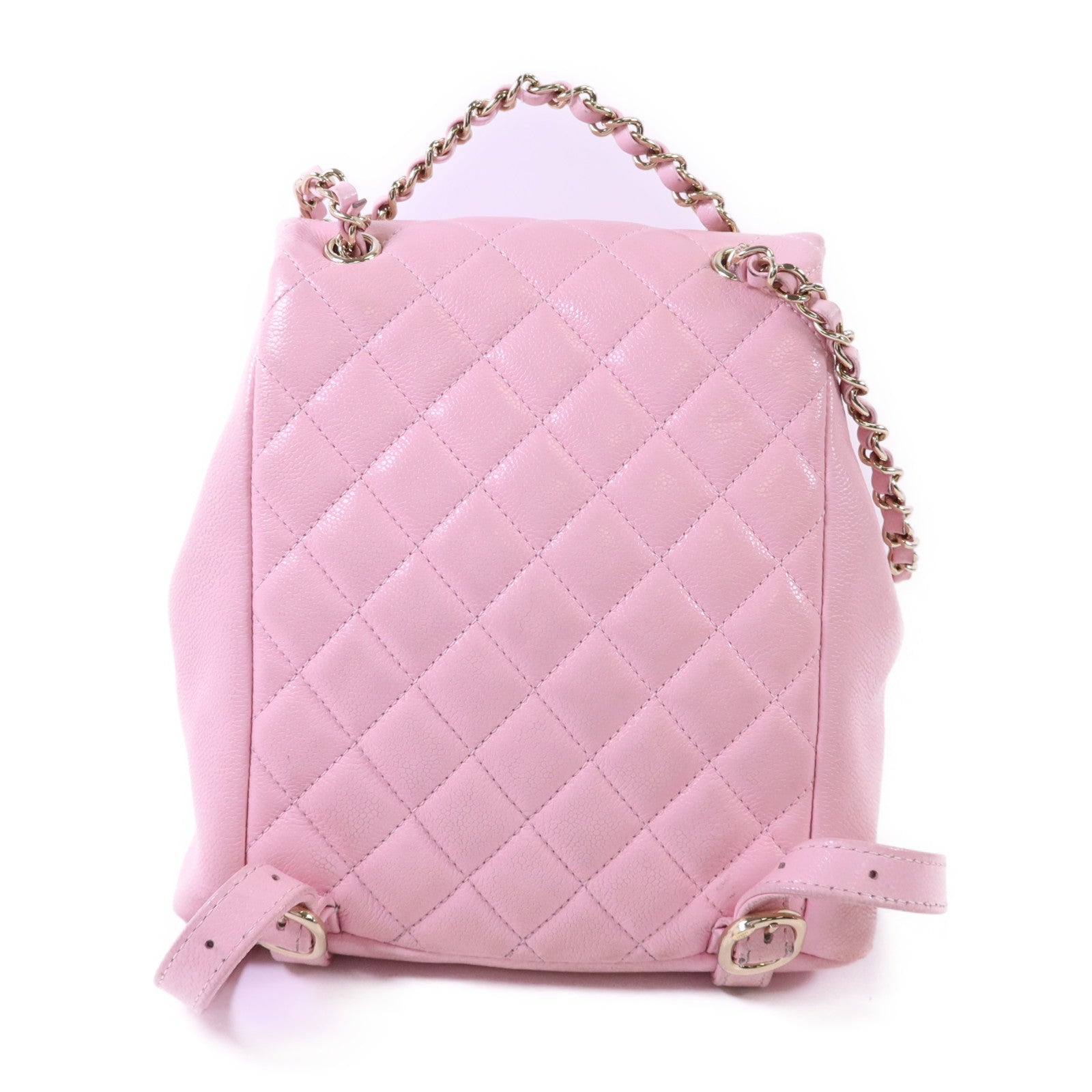 CHANEL 牛皮皮革Duma Backpack金扣背包