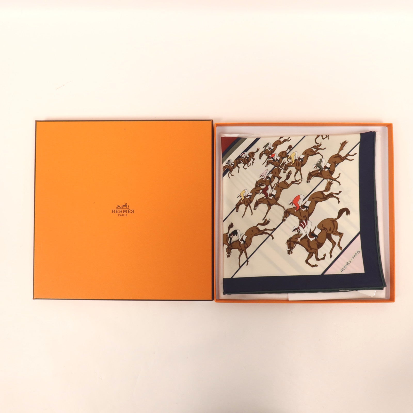 HERMES 絲質Scarf 40x40絲巾