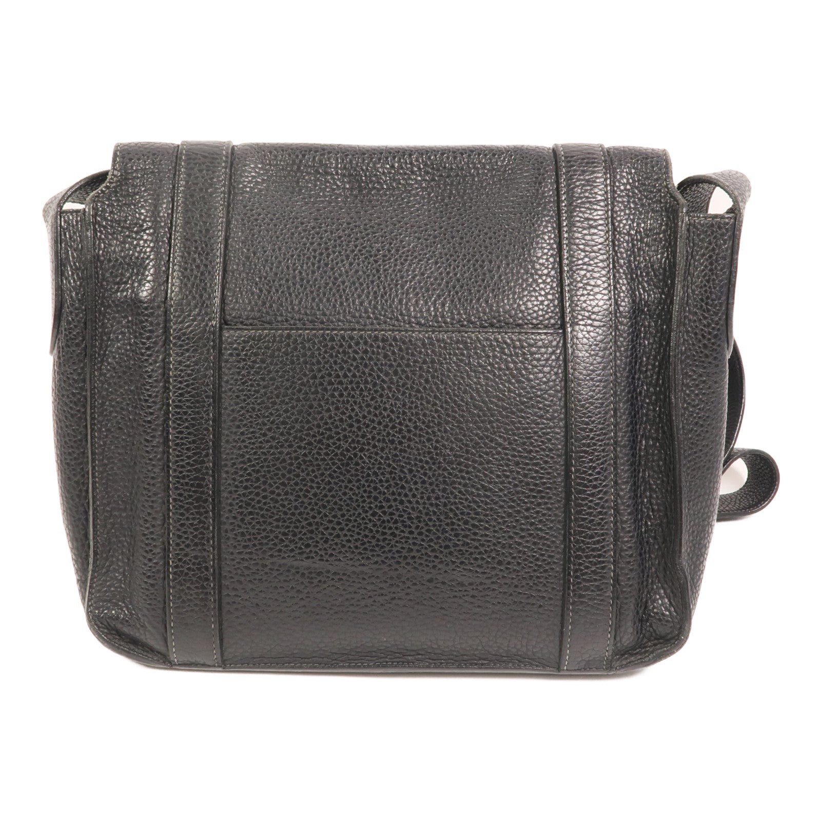 HERMES Clemence皮革Steve 27肩背袋Noir