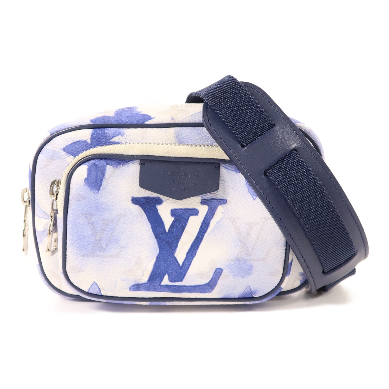 LOUIS VUITTON Monogram Watercolor Outdoor Pochette銀扣腰包/肩背袋